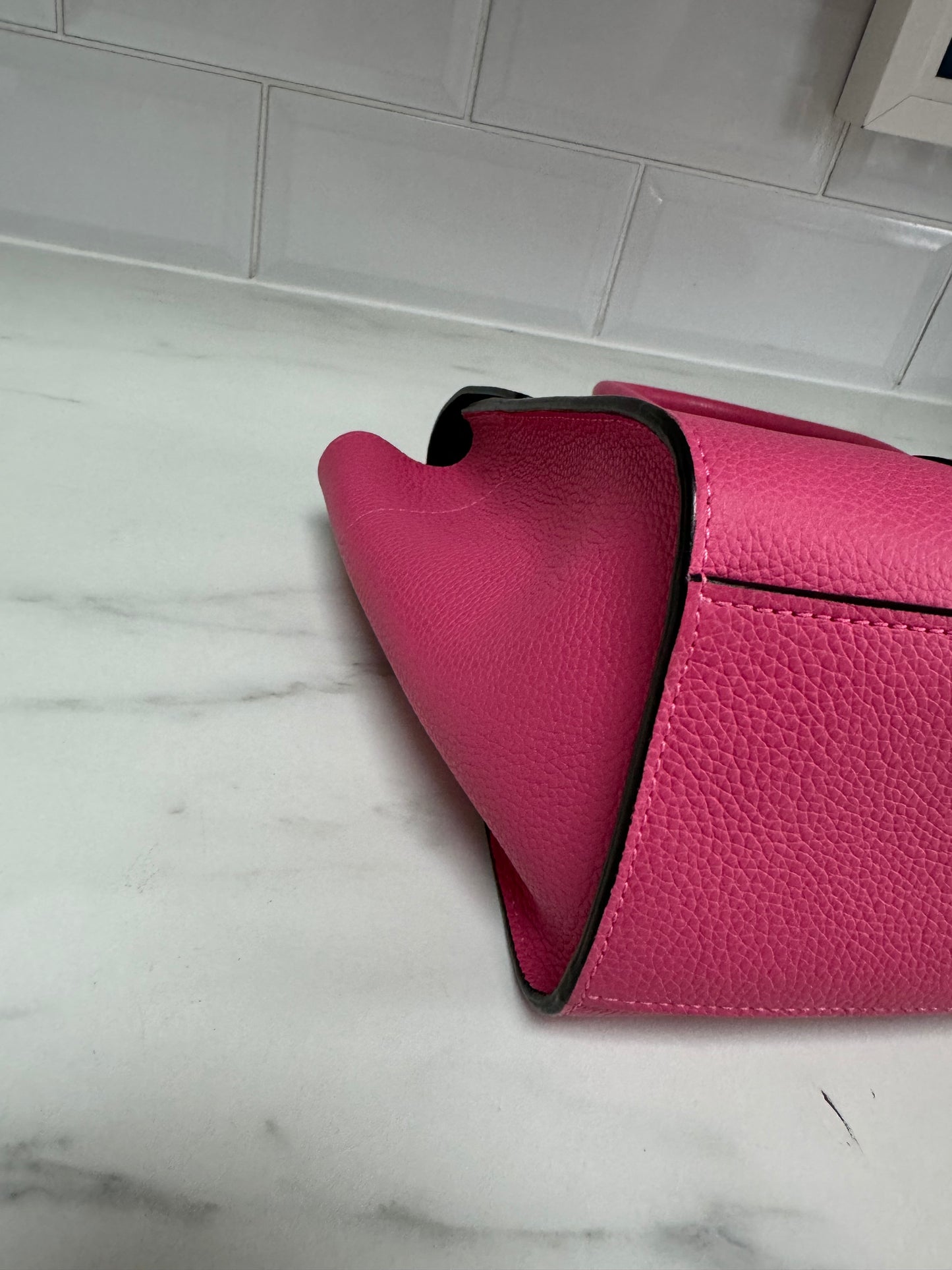 Mulberry Small Bayswater with strap - Candy Pink