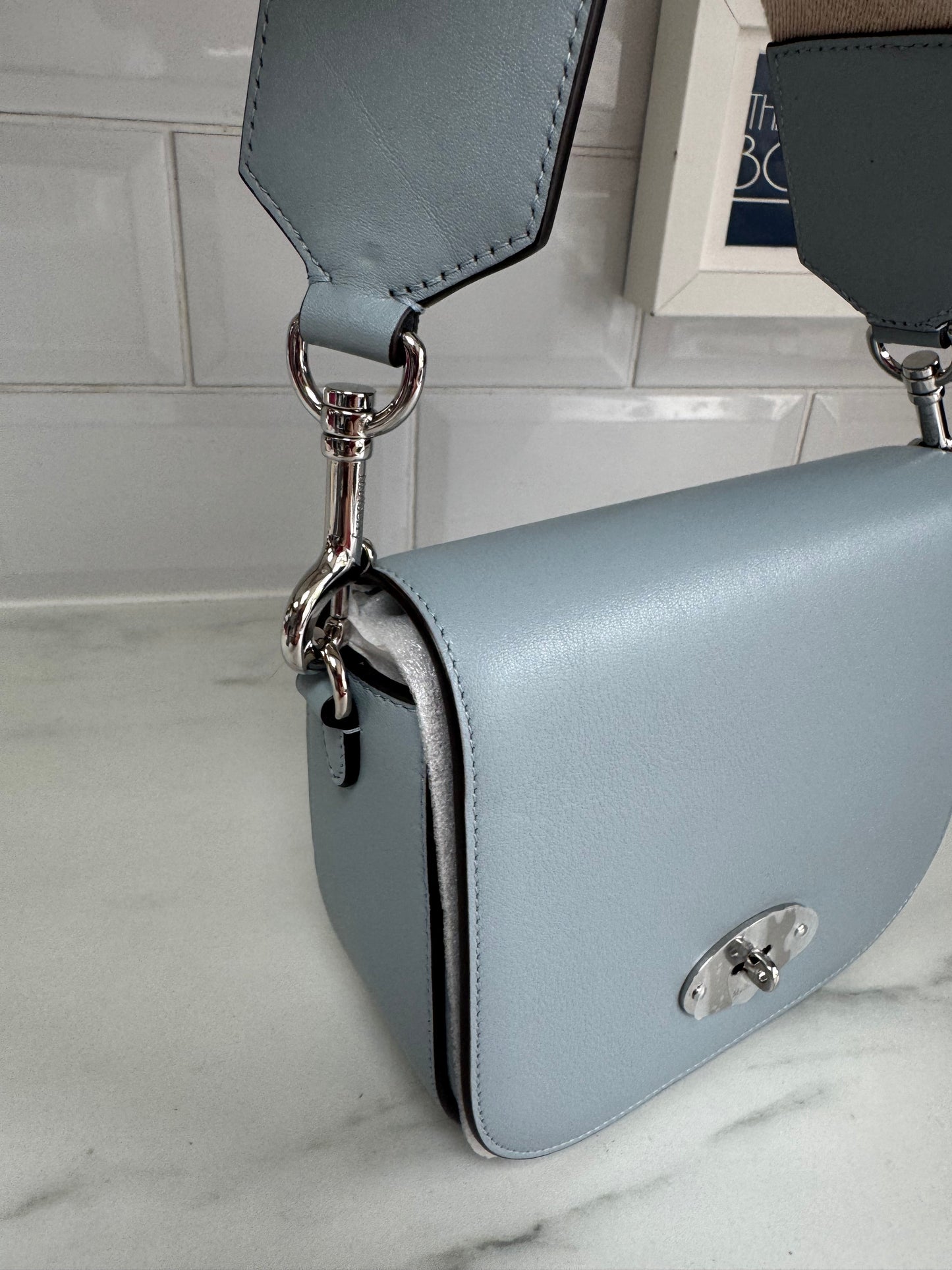 Mulberry Darley Satchel - Cloud