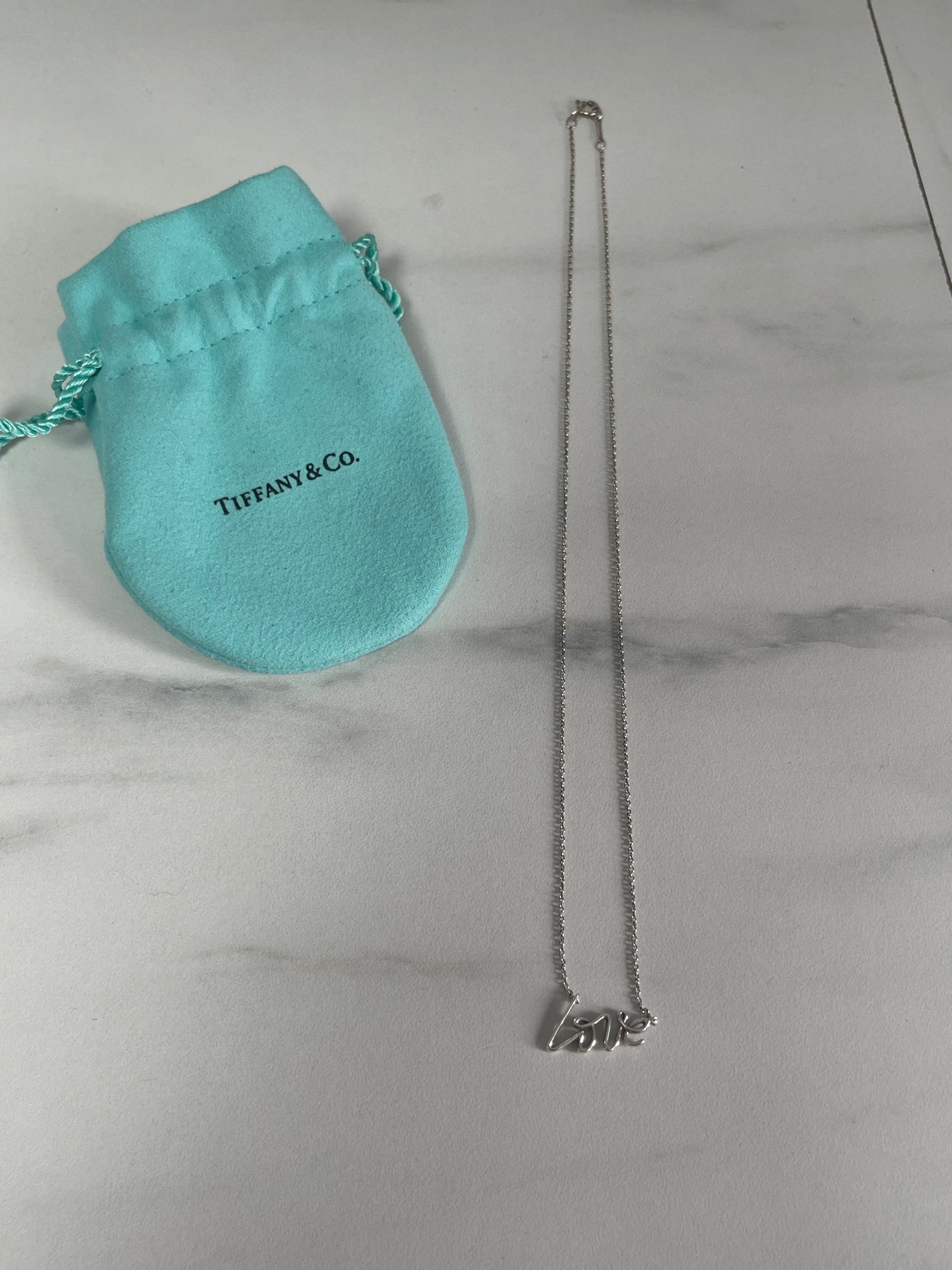 Tiffany discount bag necklace