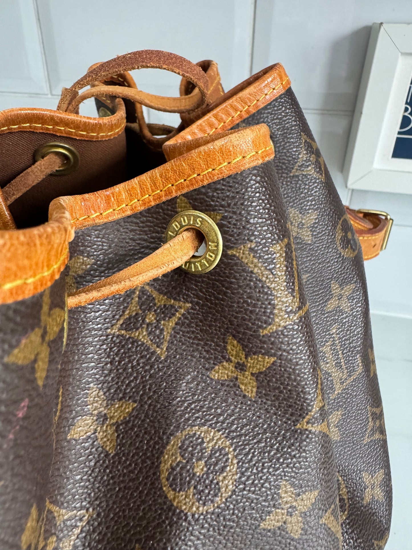 Louis Vuitton Petit Noe Bucket Bag - Monogram Brown