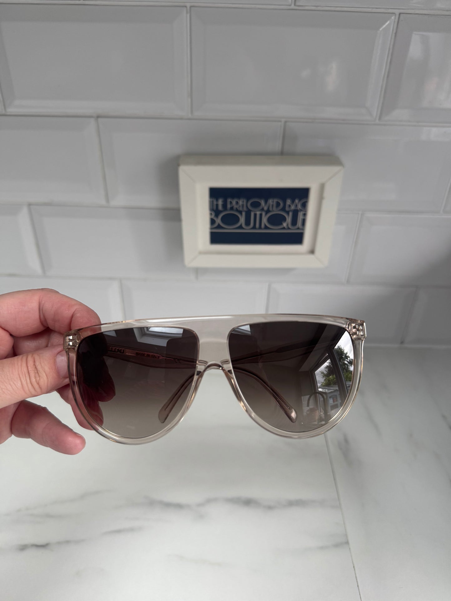 Celine Thin Shadow Sunglasses - Grey