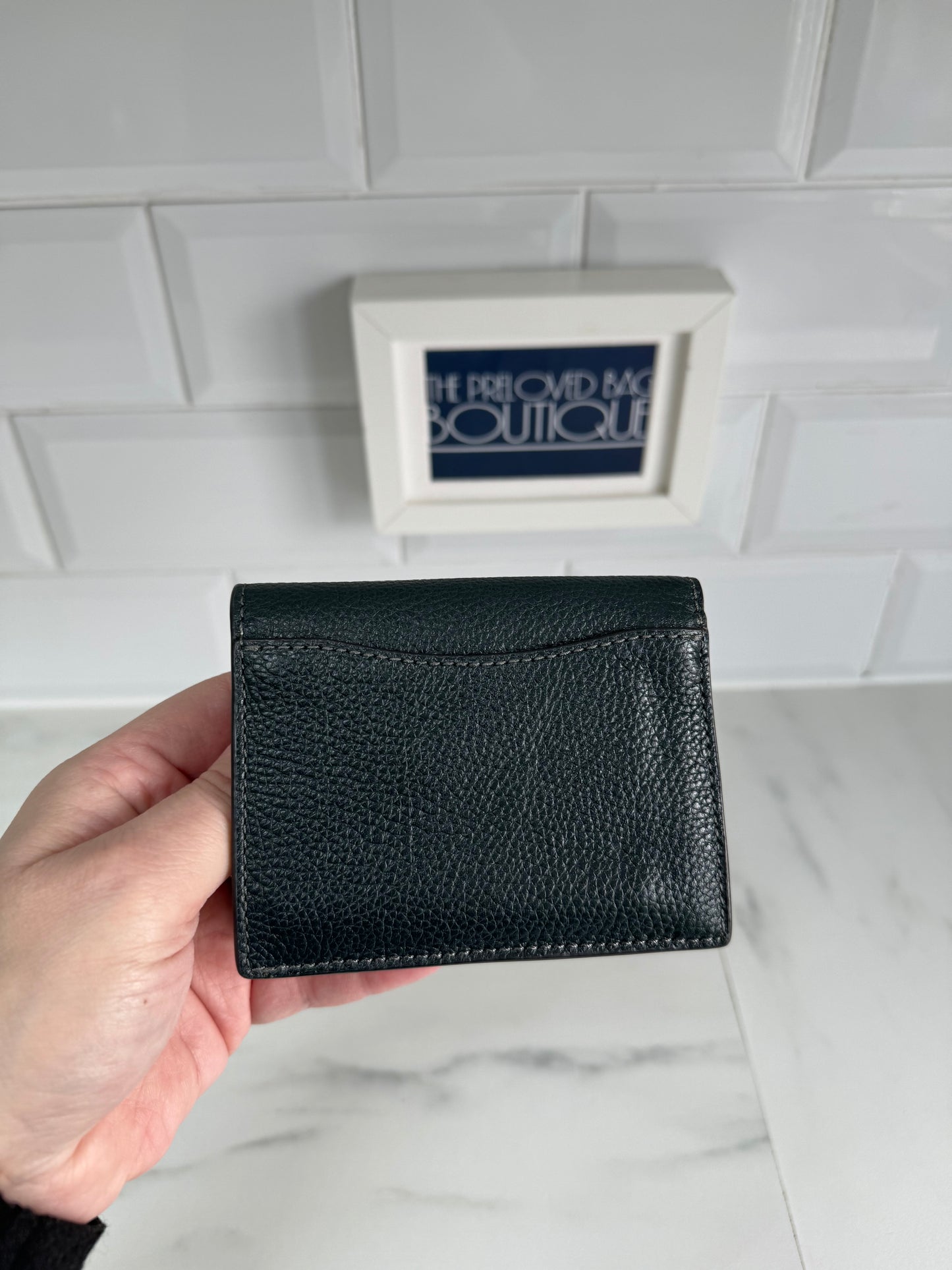 Coach Small Snap Wallet - Pine Green