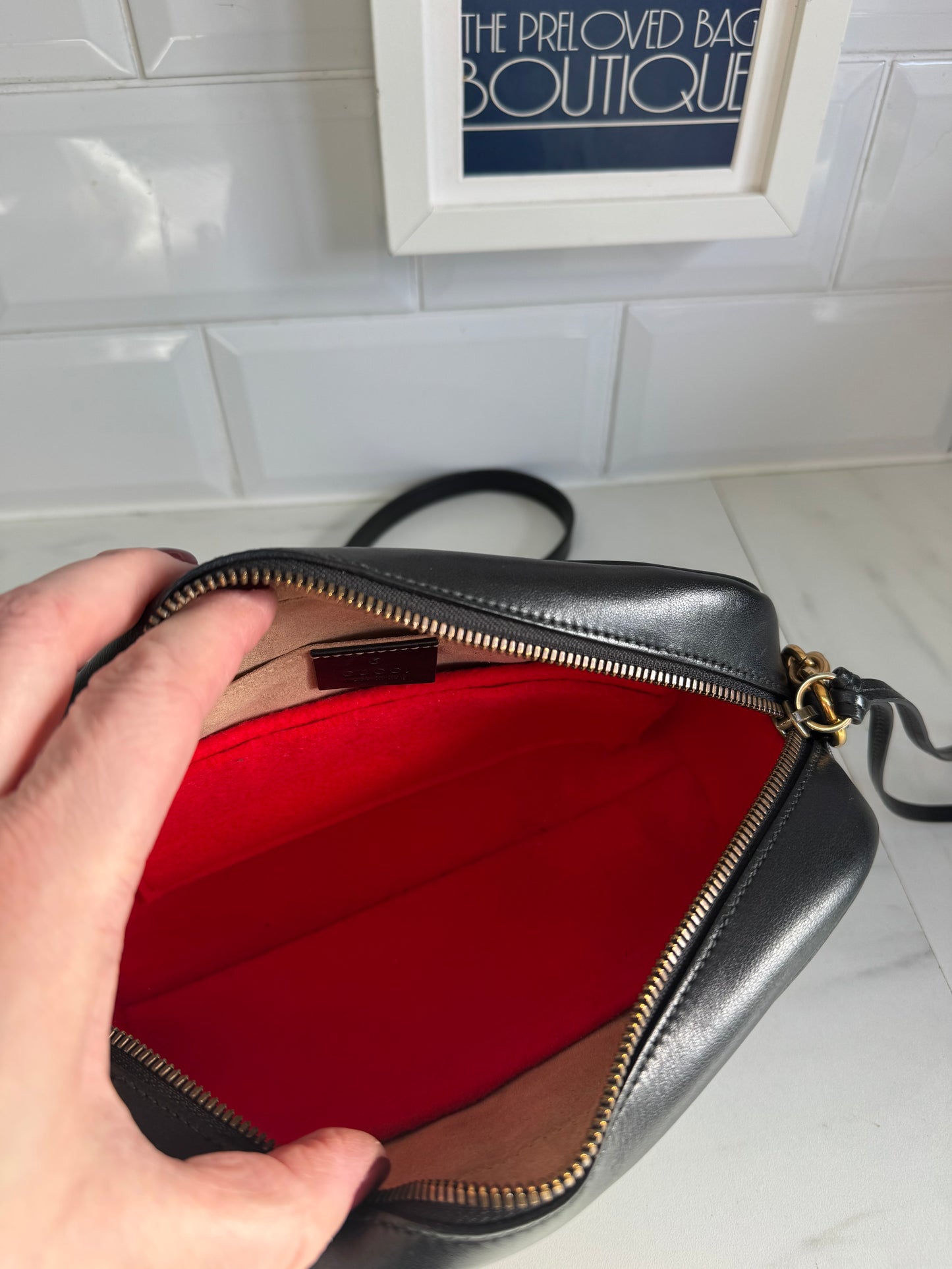 Gucci Marmont Small Shoulder Bag - Black