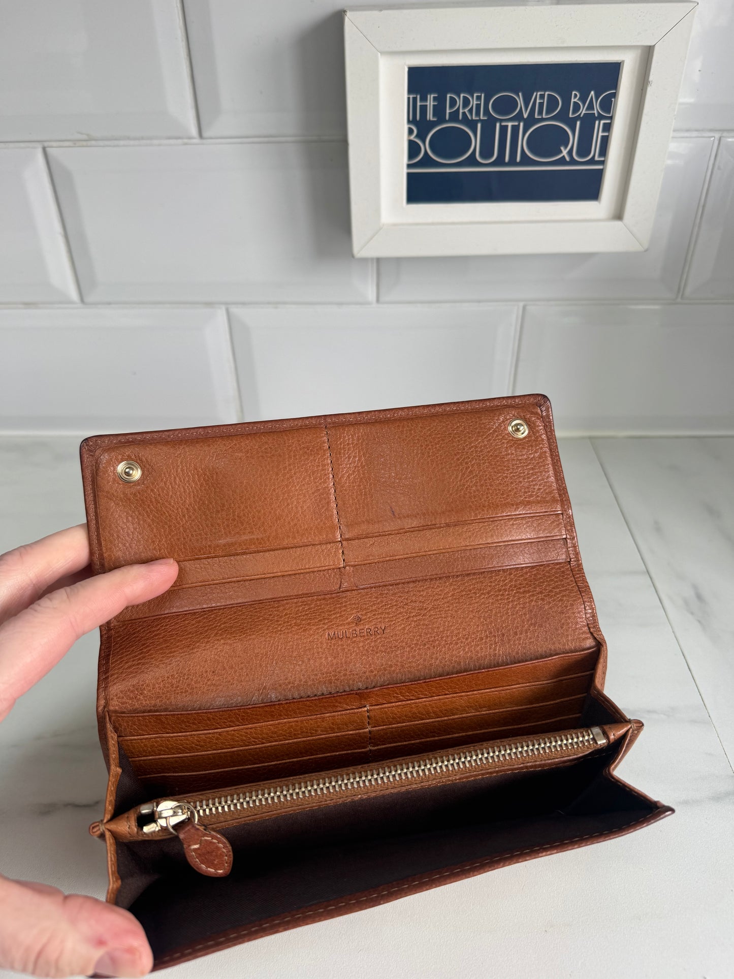 Mulberry Continental Purse - Oak