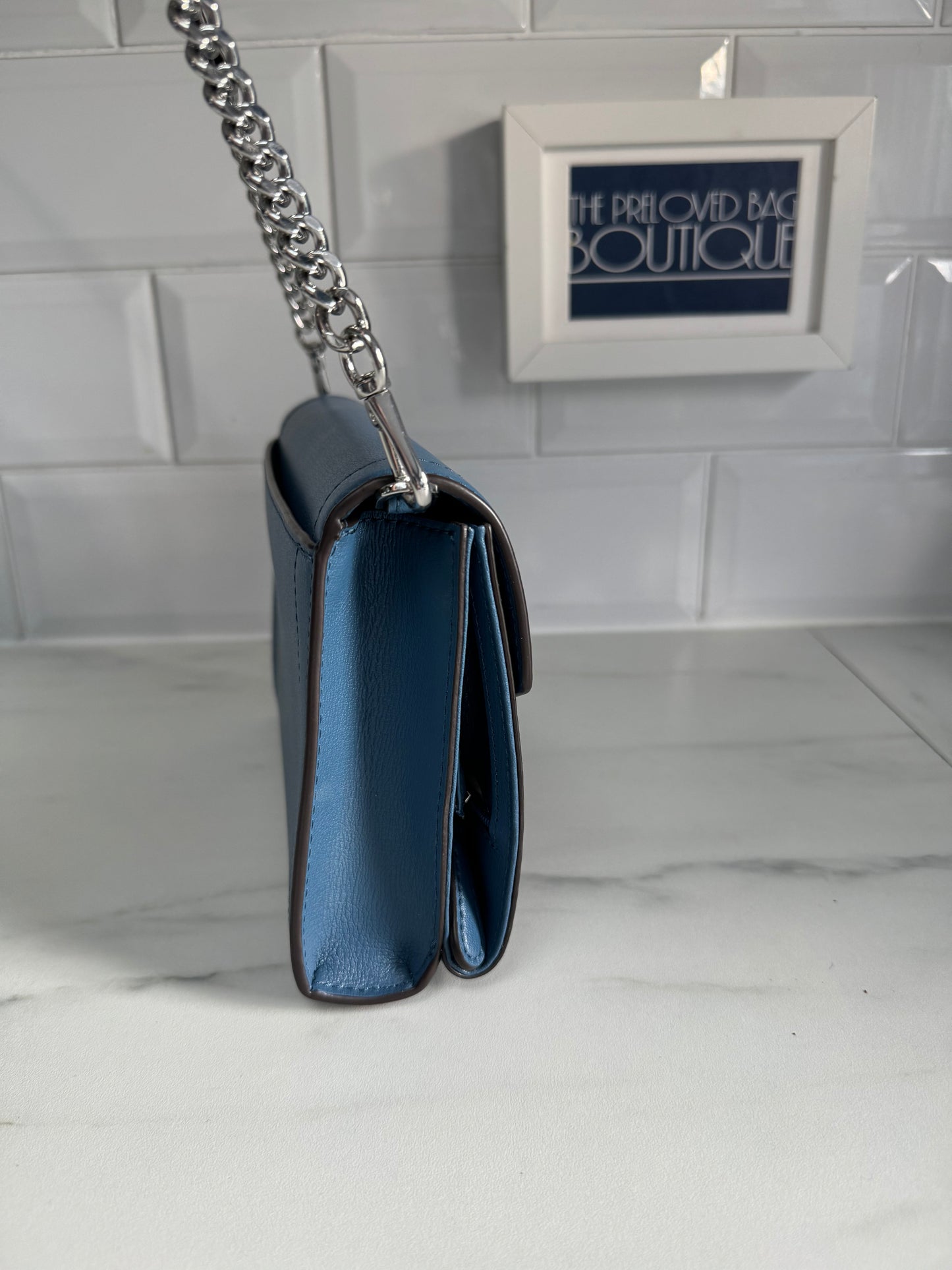 Michael Kors Kinsley WOC - Denim Blue