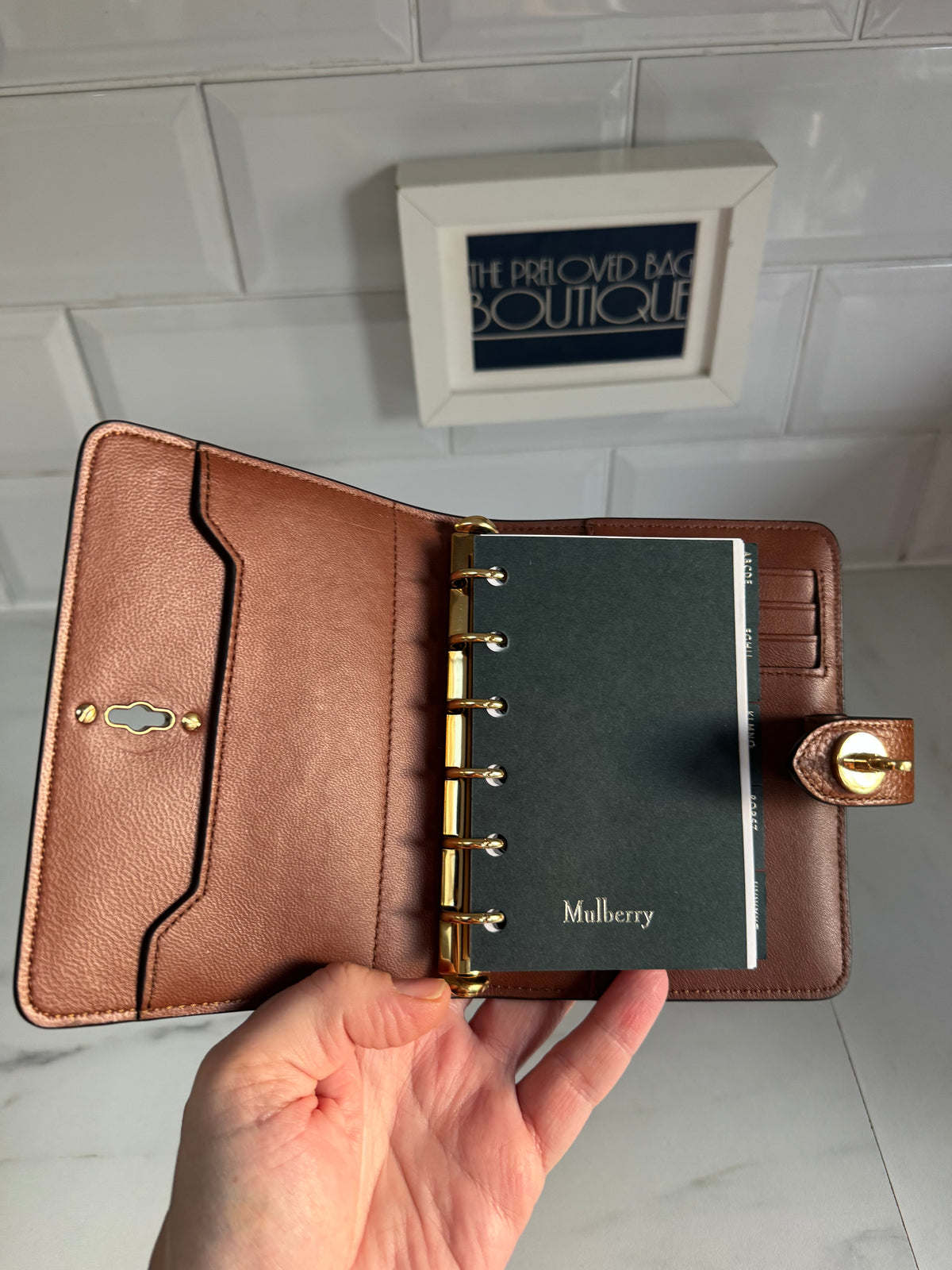 Mulberry Postman’s Lock Pocket Book - Oak
