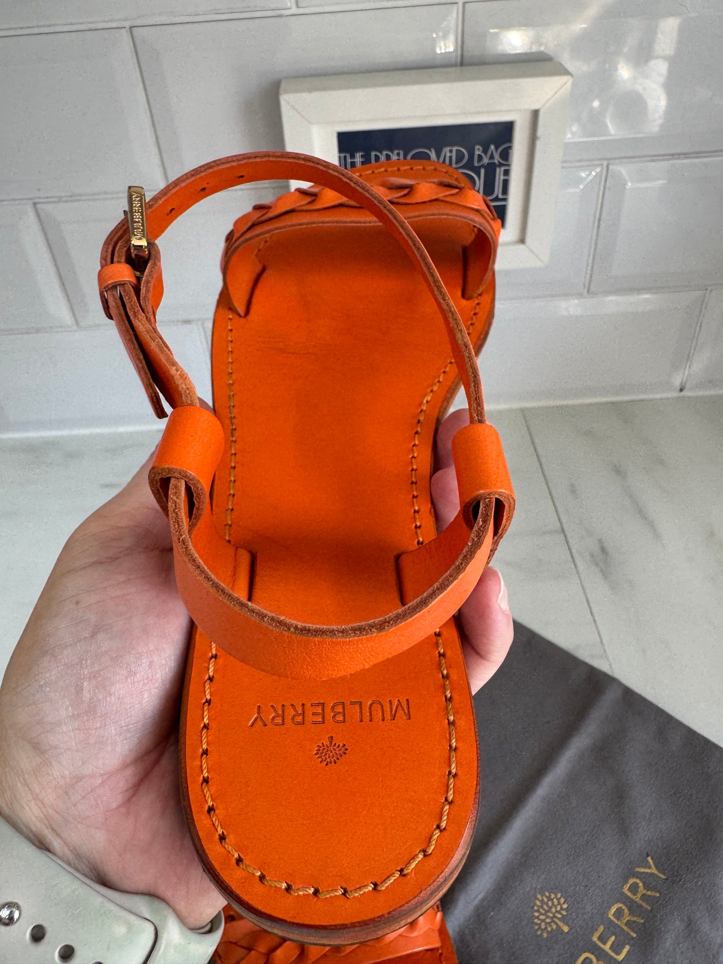 Mulberry Sandals - Mandarin