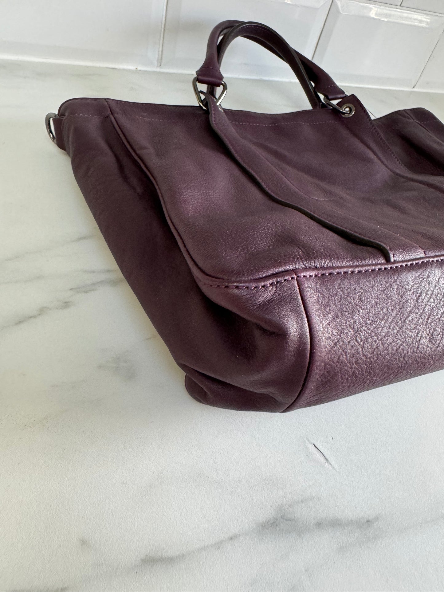 Longchamp 3D Tote - Burgundy