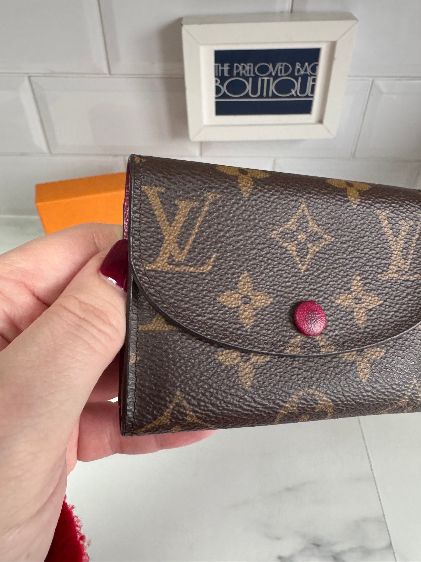Louis  Vuitton Rosalie Coin Purse - Monogram Brown and Pink