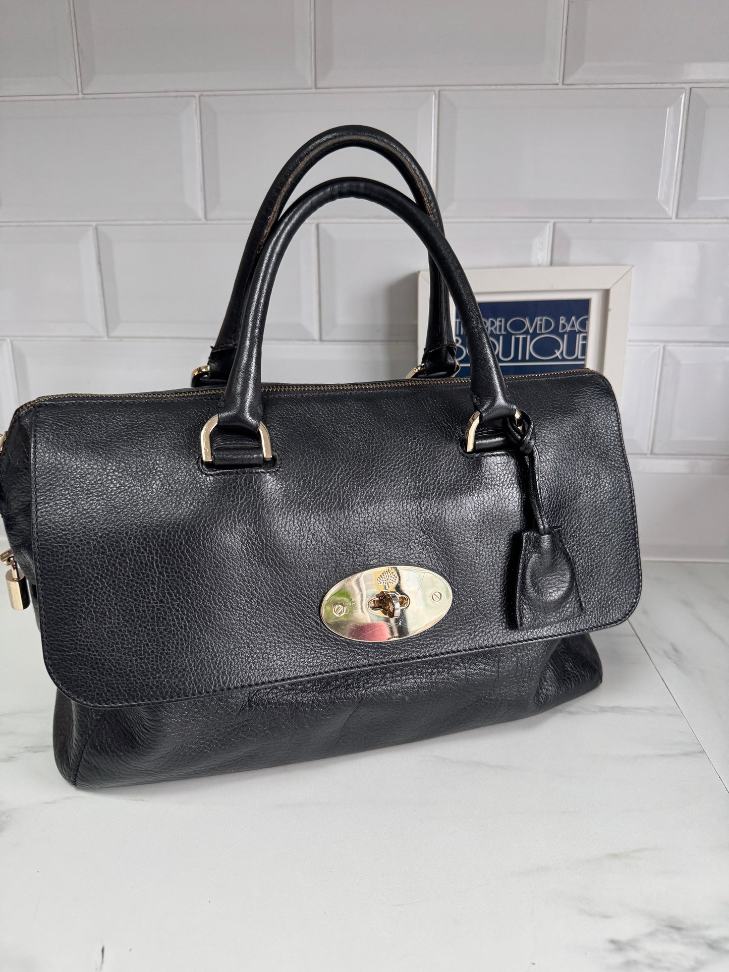 Mulberry Large Del Rey - Black