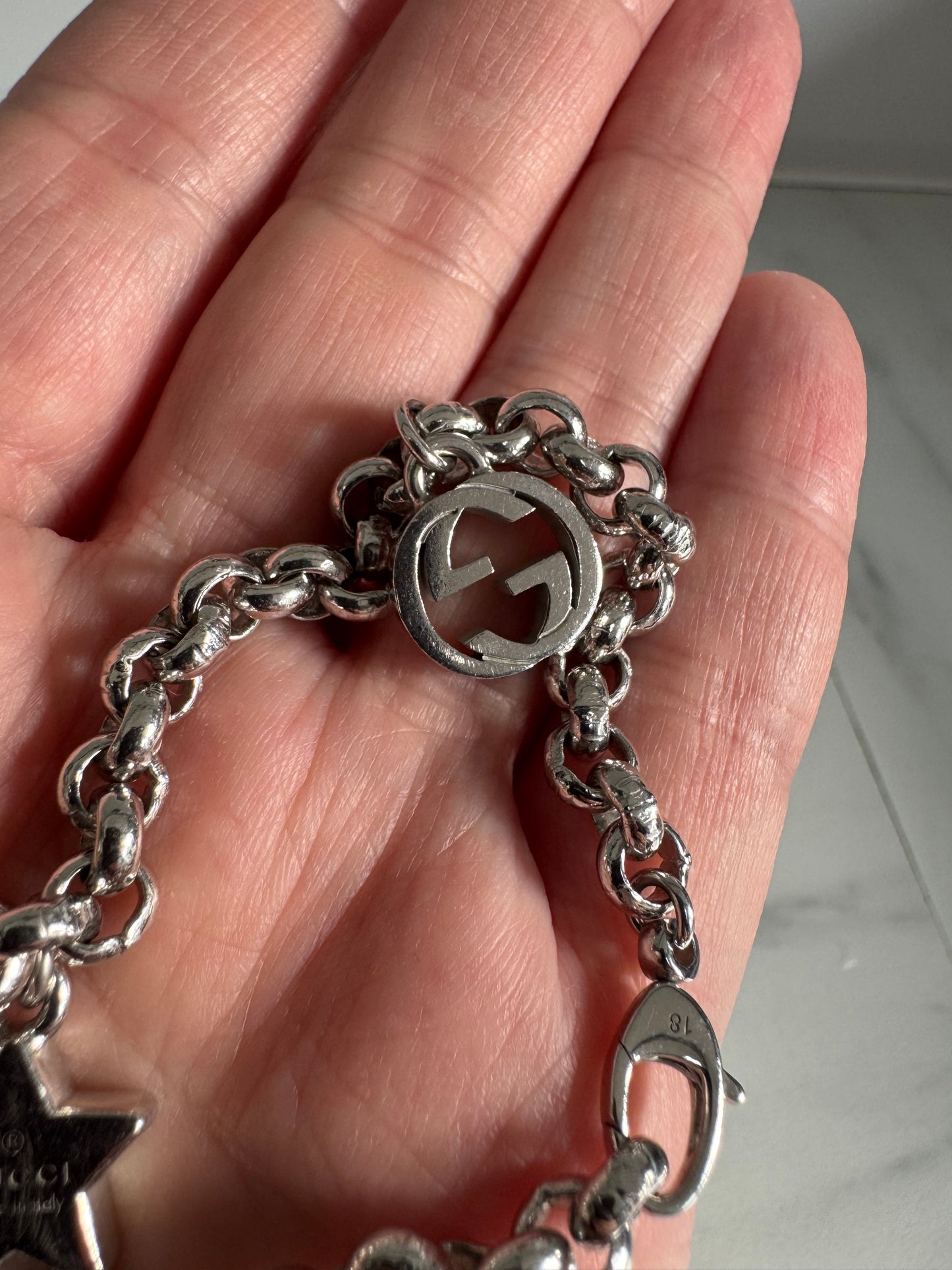 Gucci Charm Bracelet - Silver