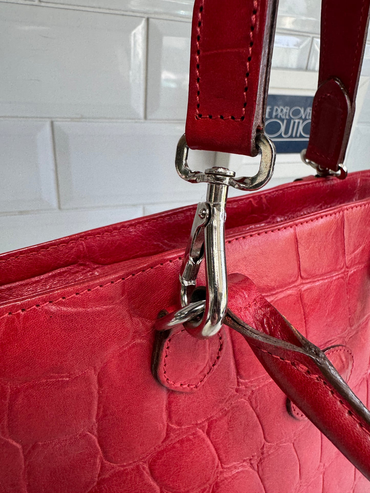 Mulberry Vintage Helier Tote Bag - Red