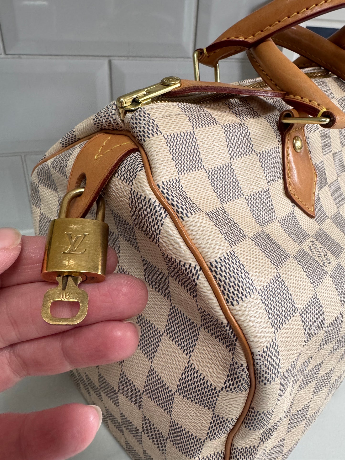 Louis Vuitton Speedy 30 - Damier Azure