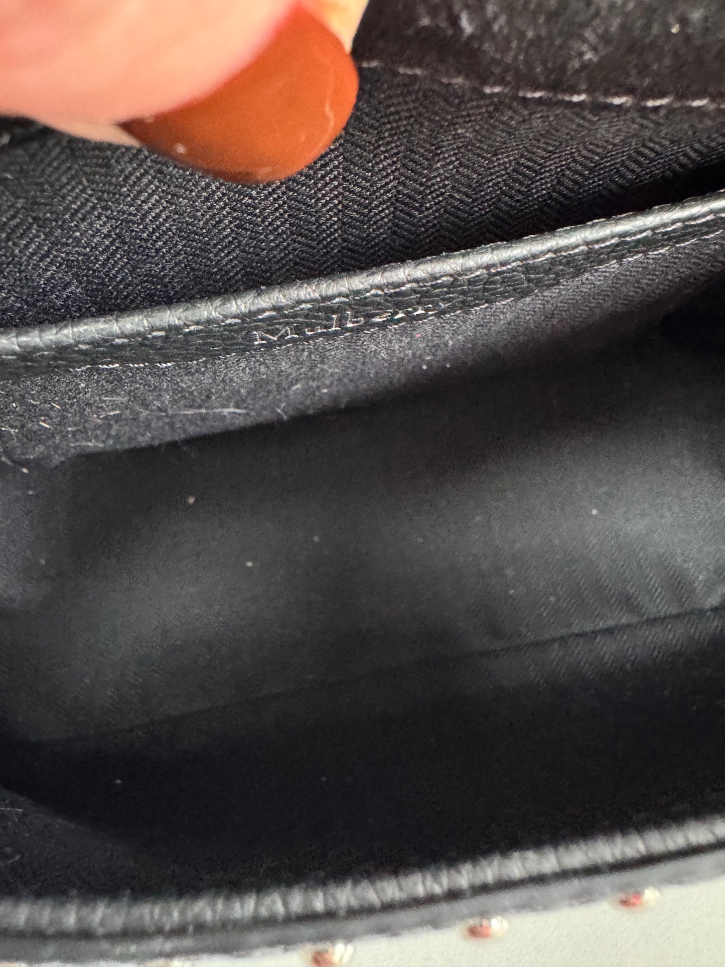 Mulberry Mini Keeley - black with silver studs