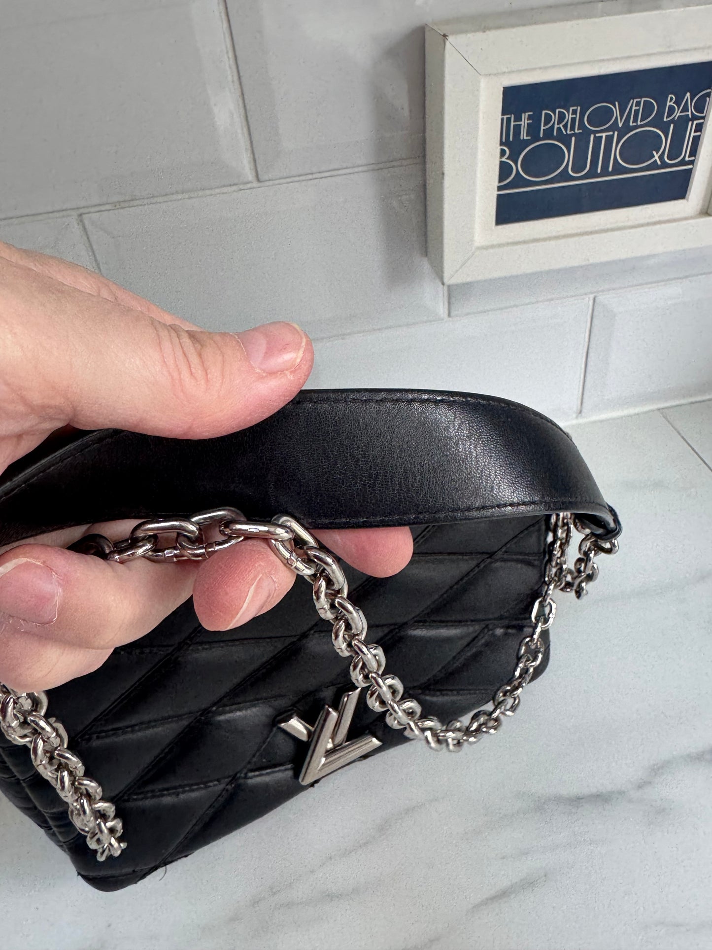 Louis Vuitton Go-14 Malletage PM Quilted Leather - Black