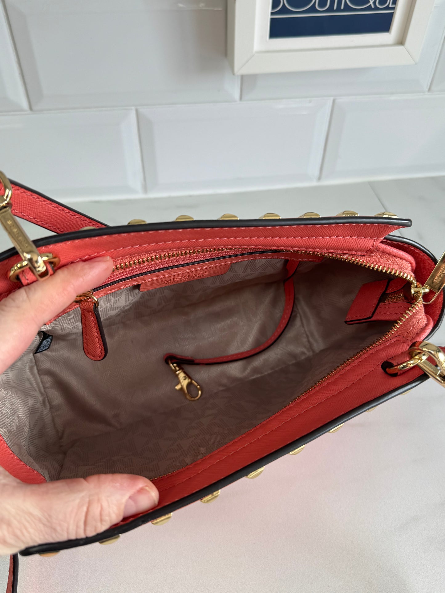 Michael Kors Selma Bag - Coral