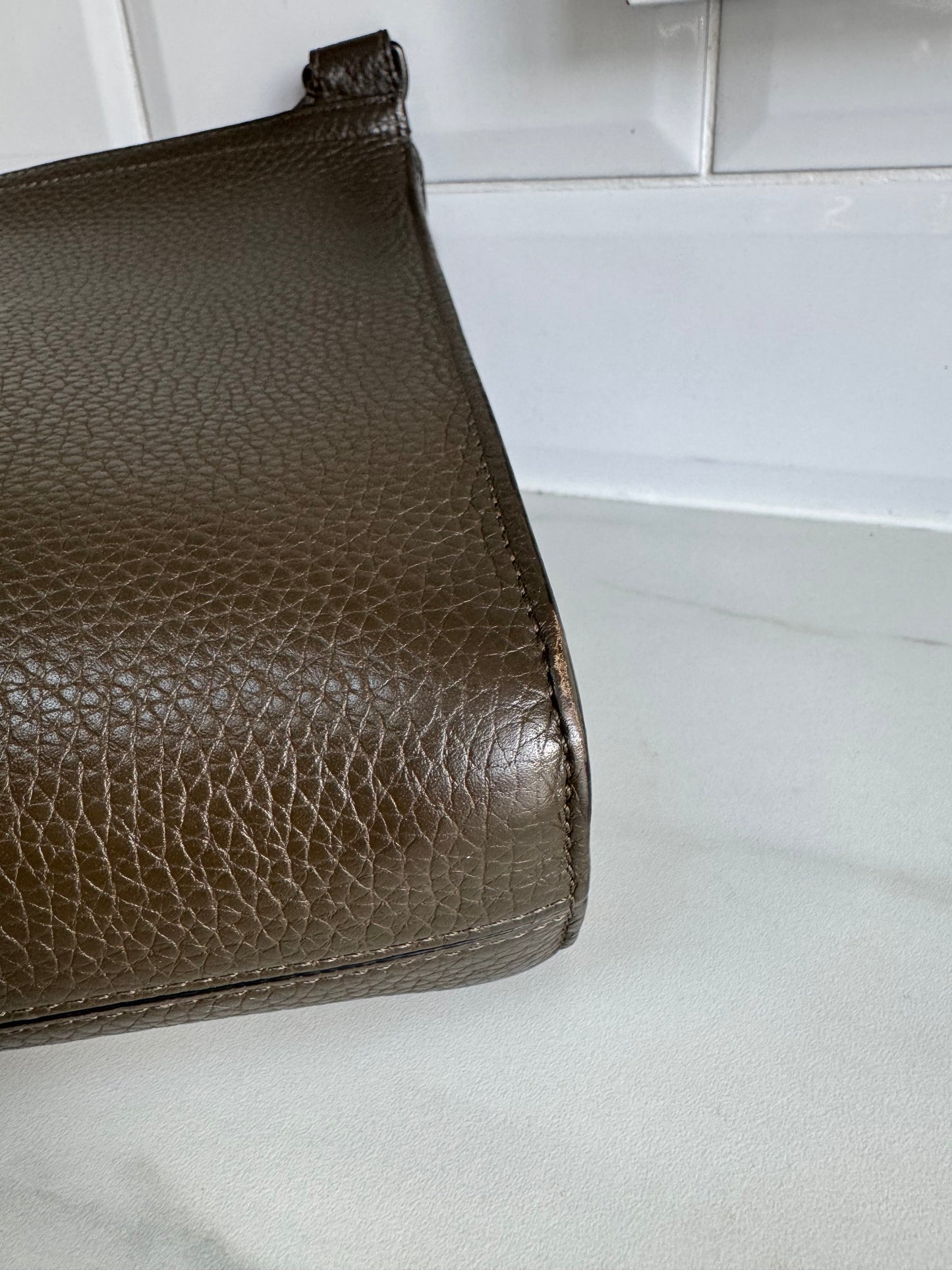 Mulberry Small Antony - Dark Palm