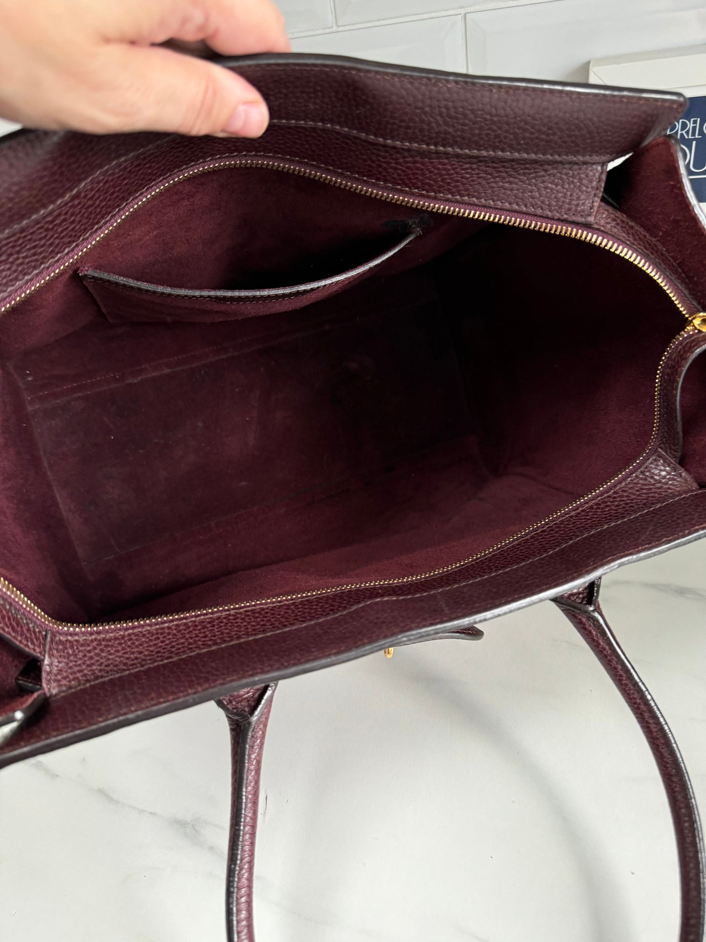 Mulberry Large Zipped Bayswater - Oxblood