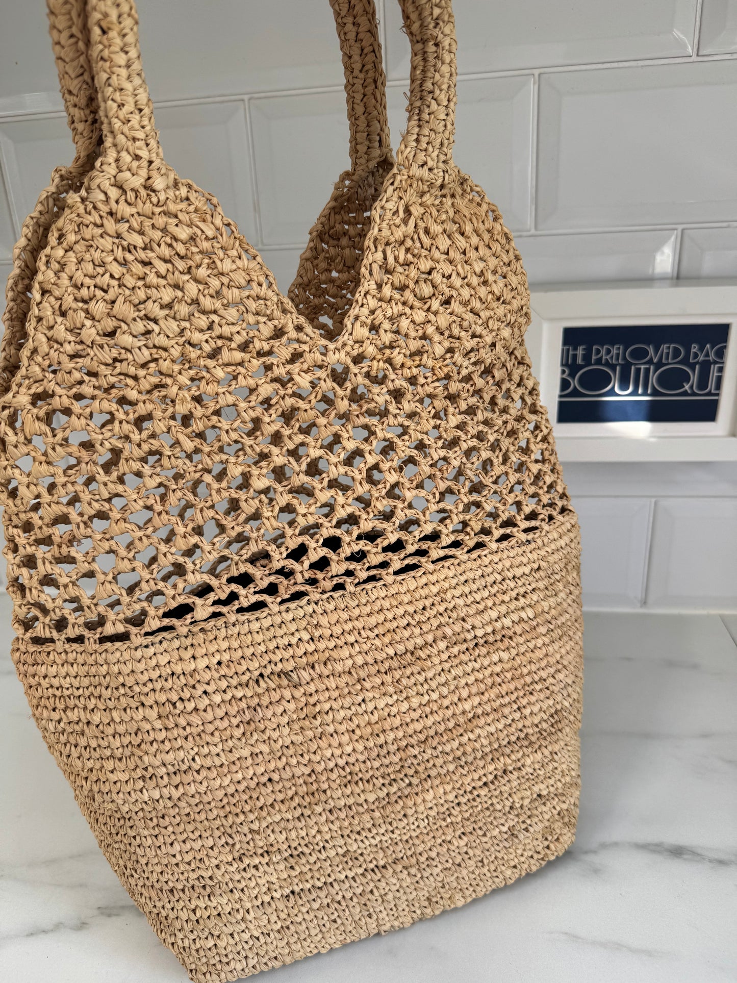 Stella McCartney Rafia Bag - Beige