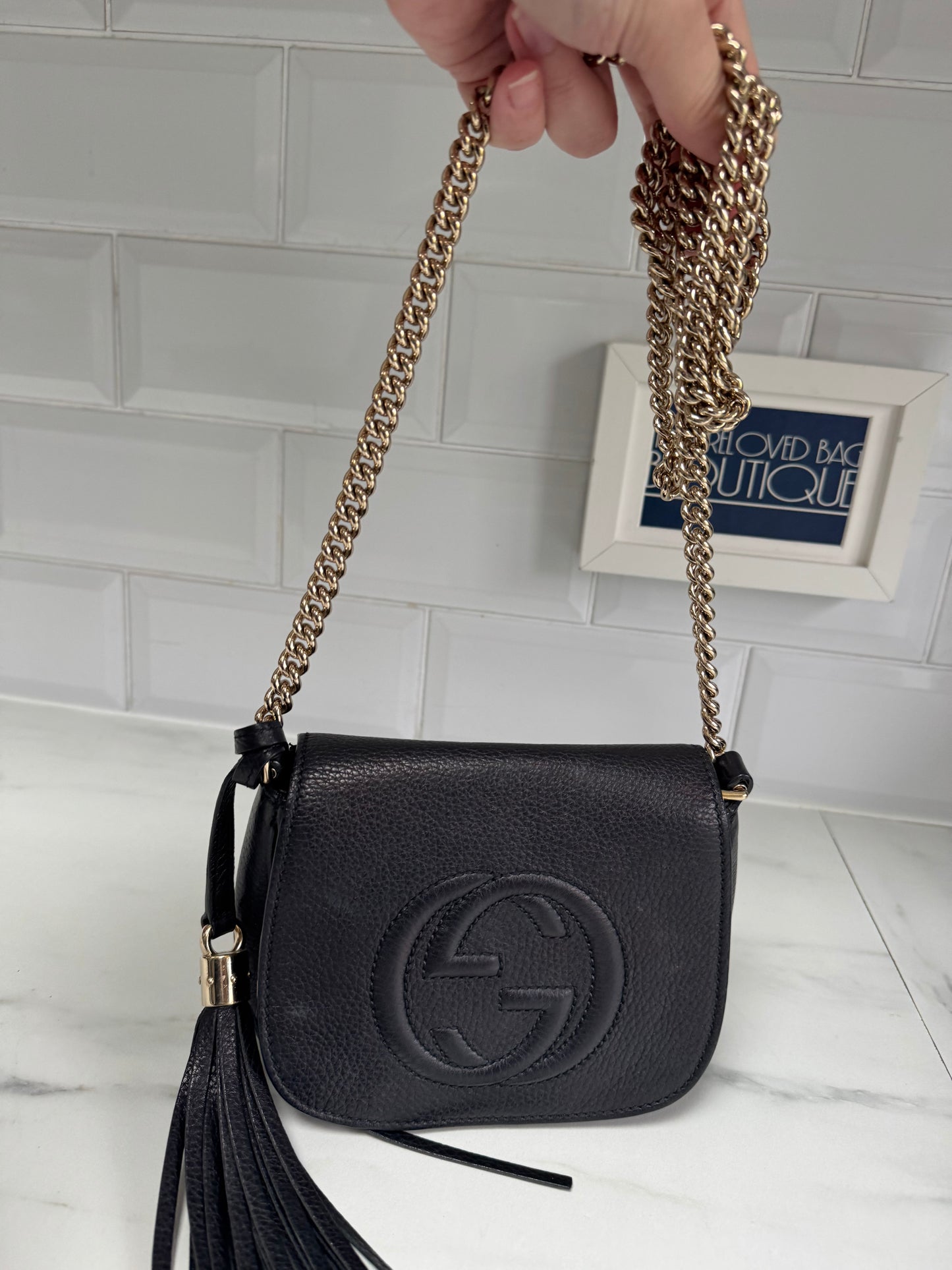 Gucci Small Soho Flap - Black