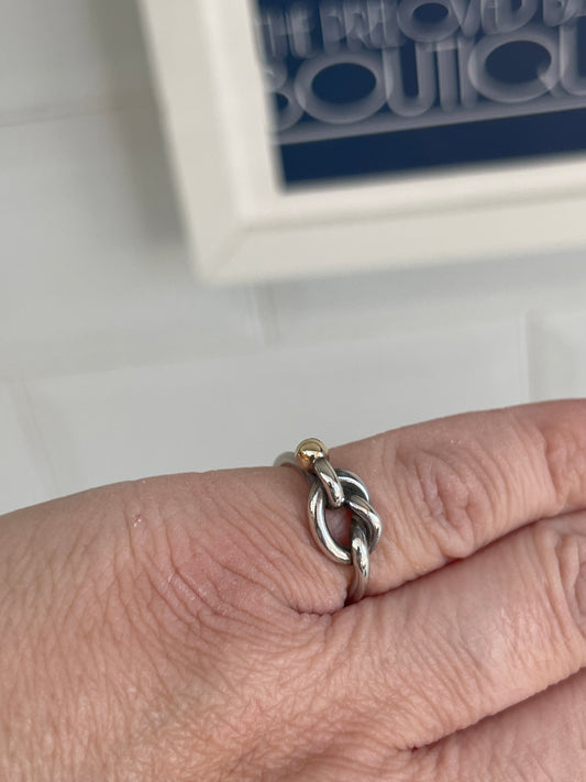 Tiffany & Co. Love Knot Ring in Sterling Silver