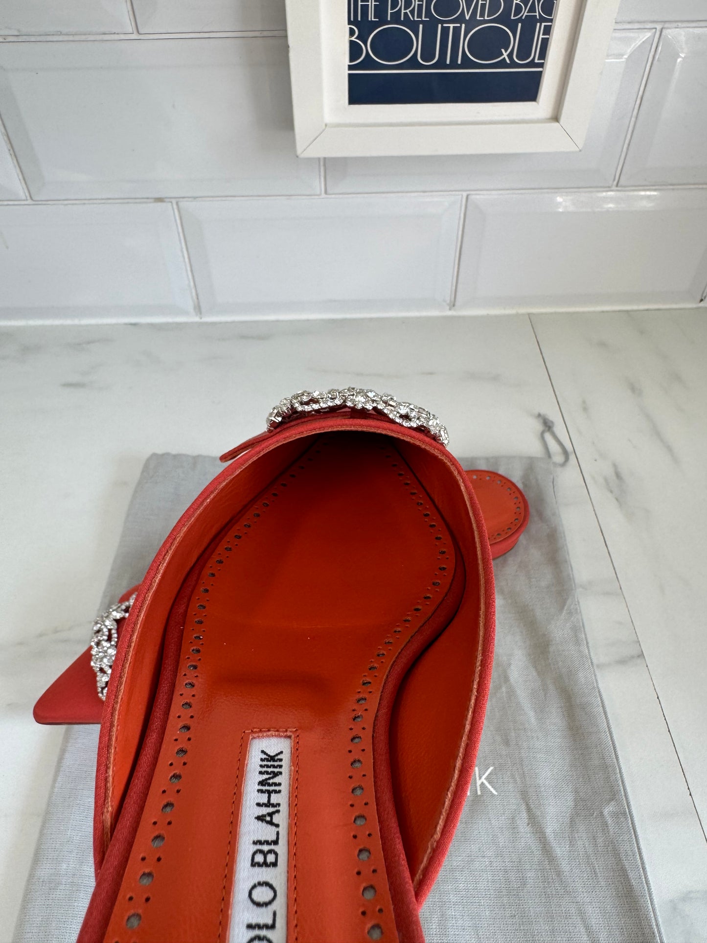 Manolo Blahnik Hangisimuflat - Orange