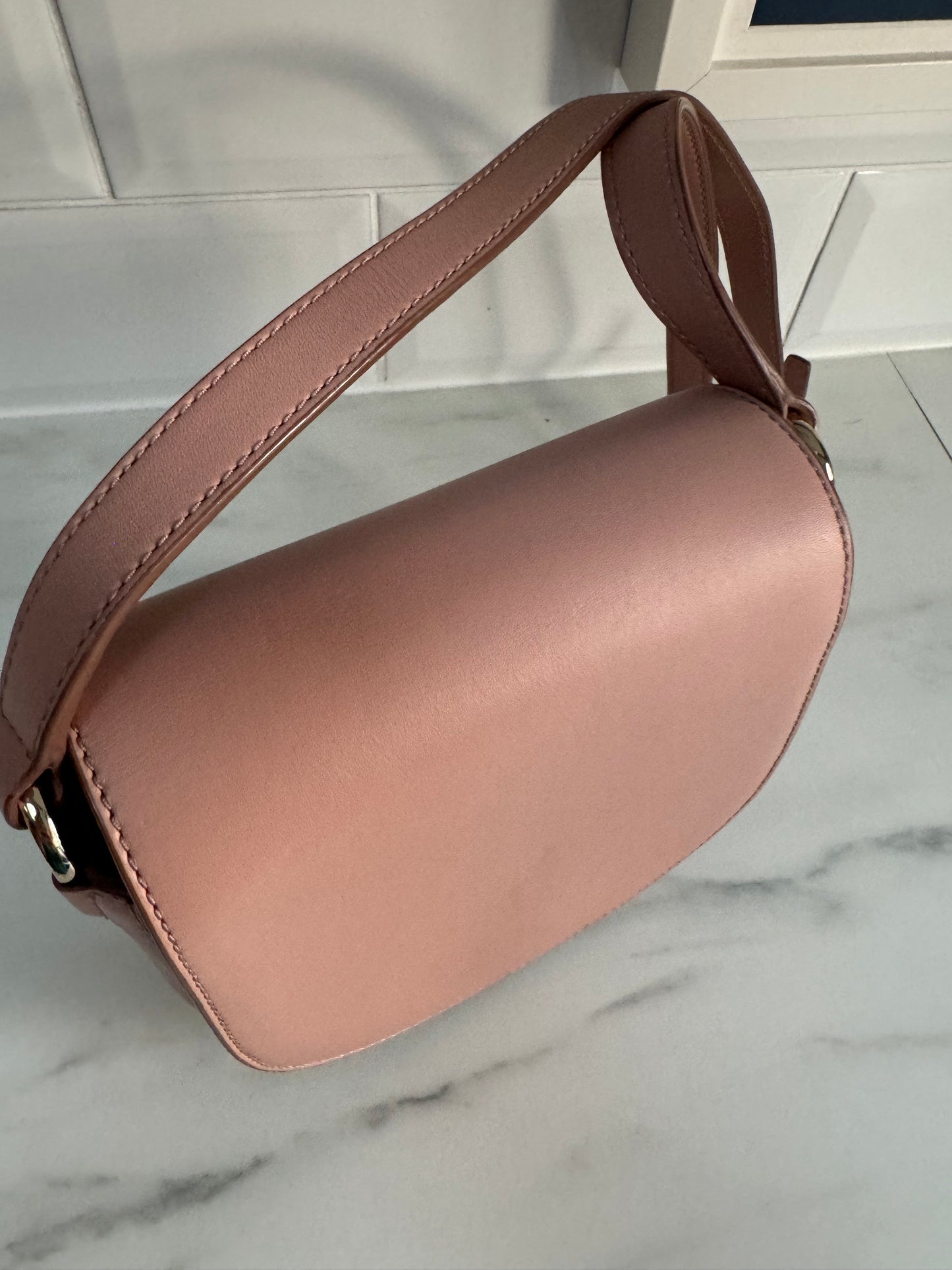 Alexander Wang Alpha Lia Saddle Bag - Blush Pink