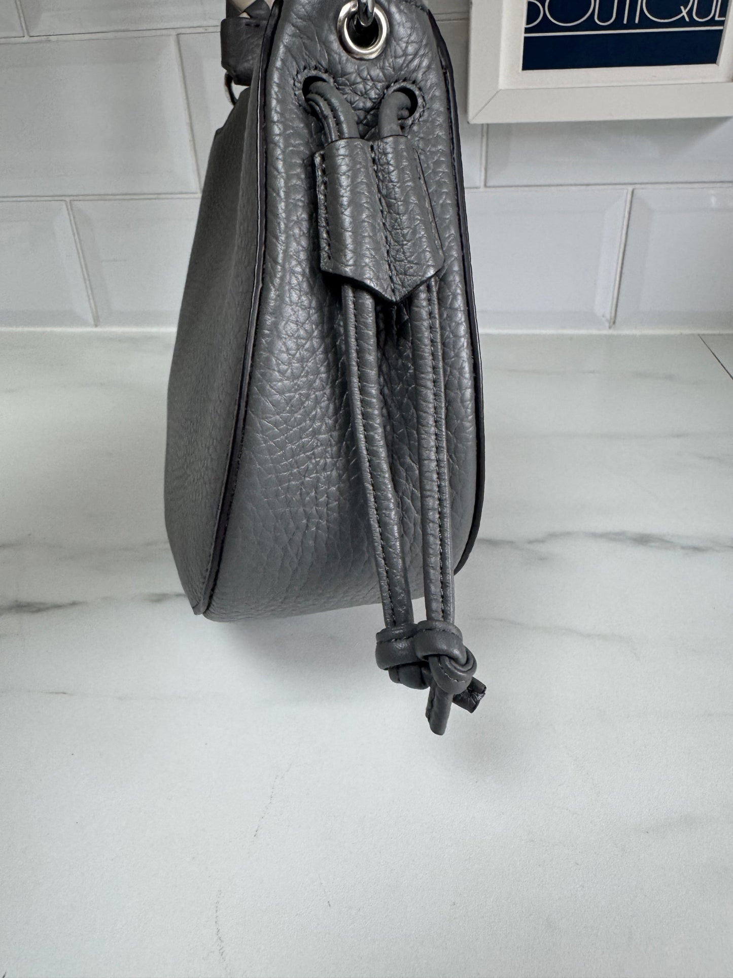 Mulberry Mini Iris Hobo - Charcoal