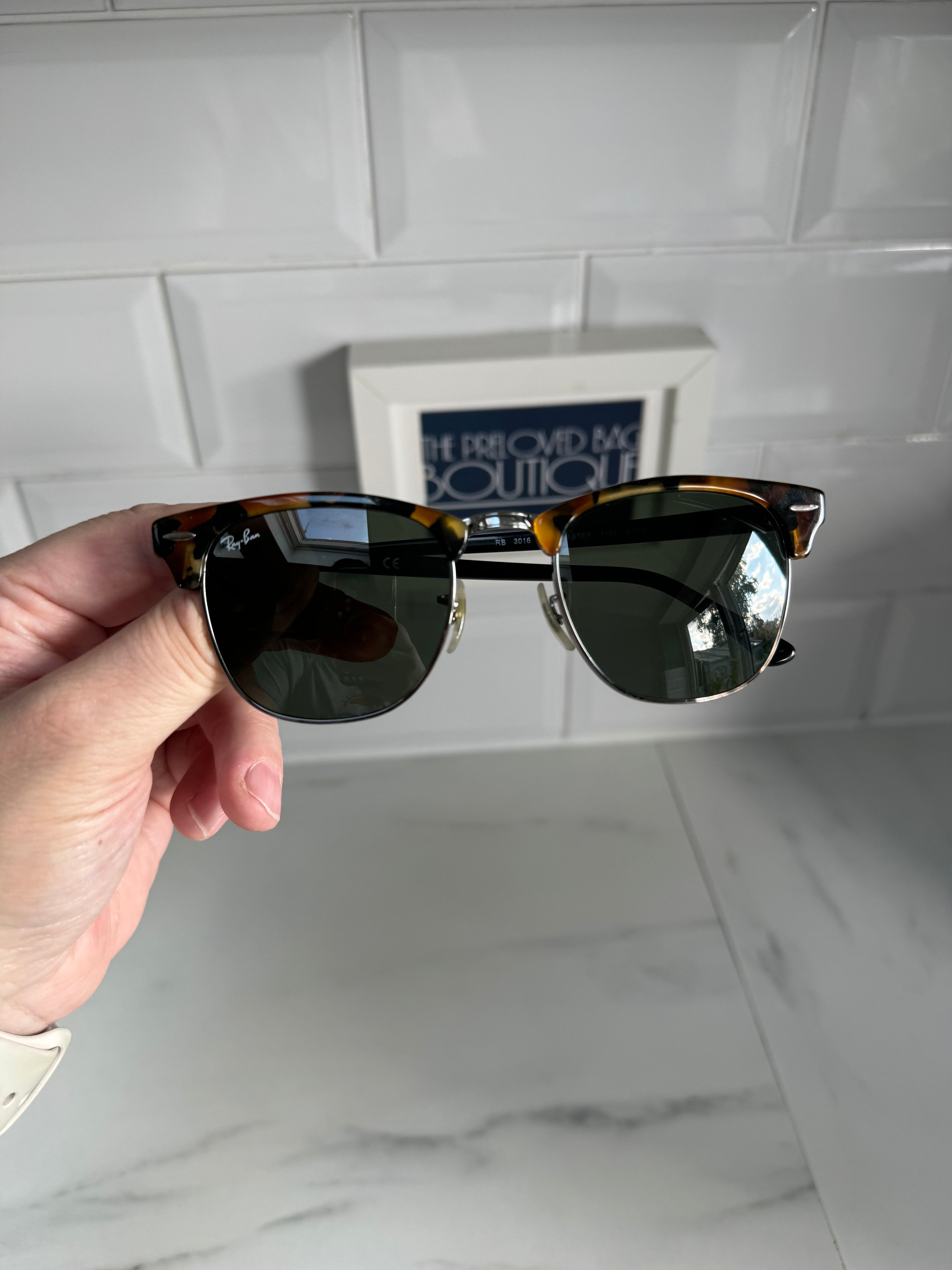 Ray Ban Clubmaster Sunglasses Tortoiseshell