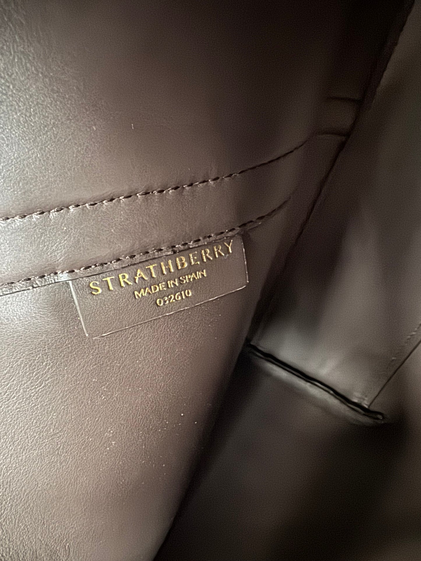 Strathberry Kite Hobo - Chocolate Suede