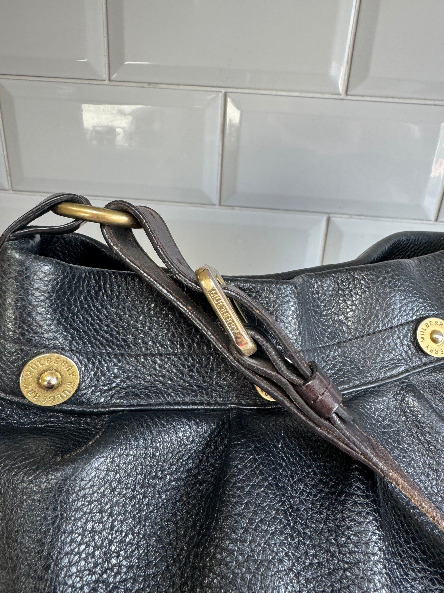 Mulberry Mitzy Messenger (2) - Black