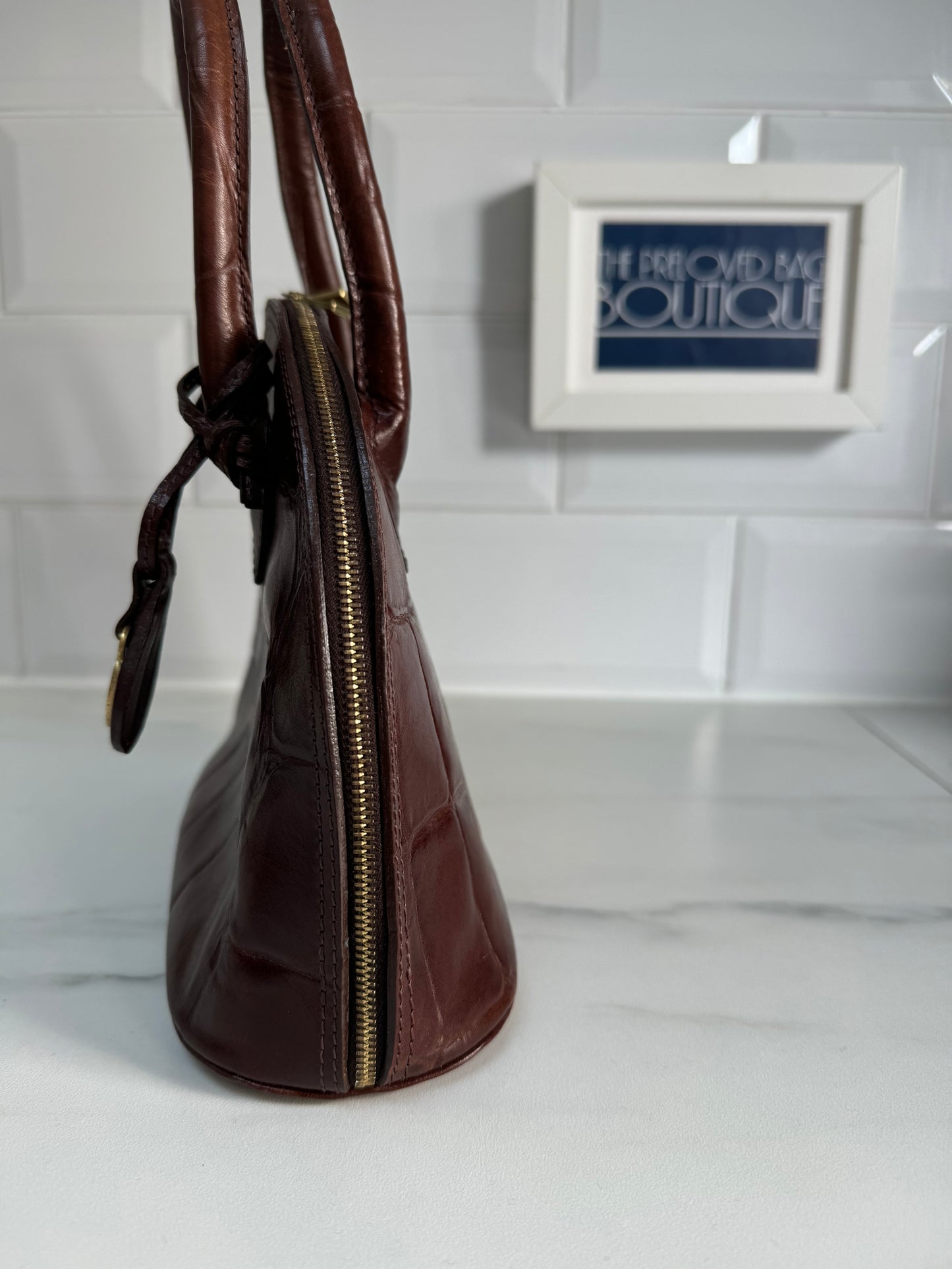 Mulberry Vintage Edbury - Chocolate Brown