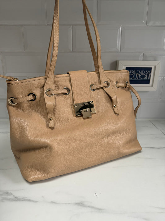 Jimmy Choo Rhea Tote - Nude