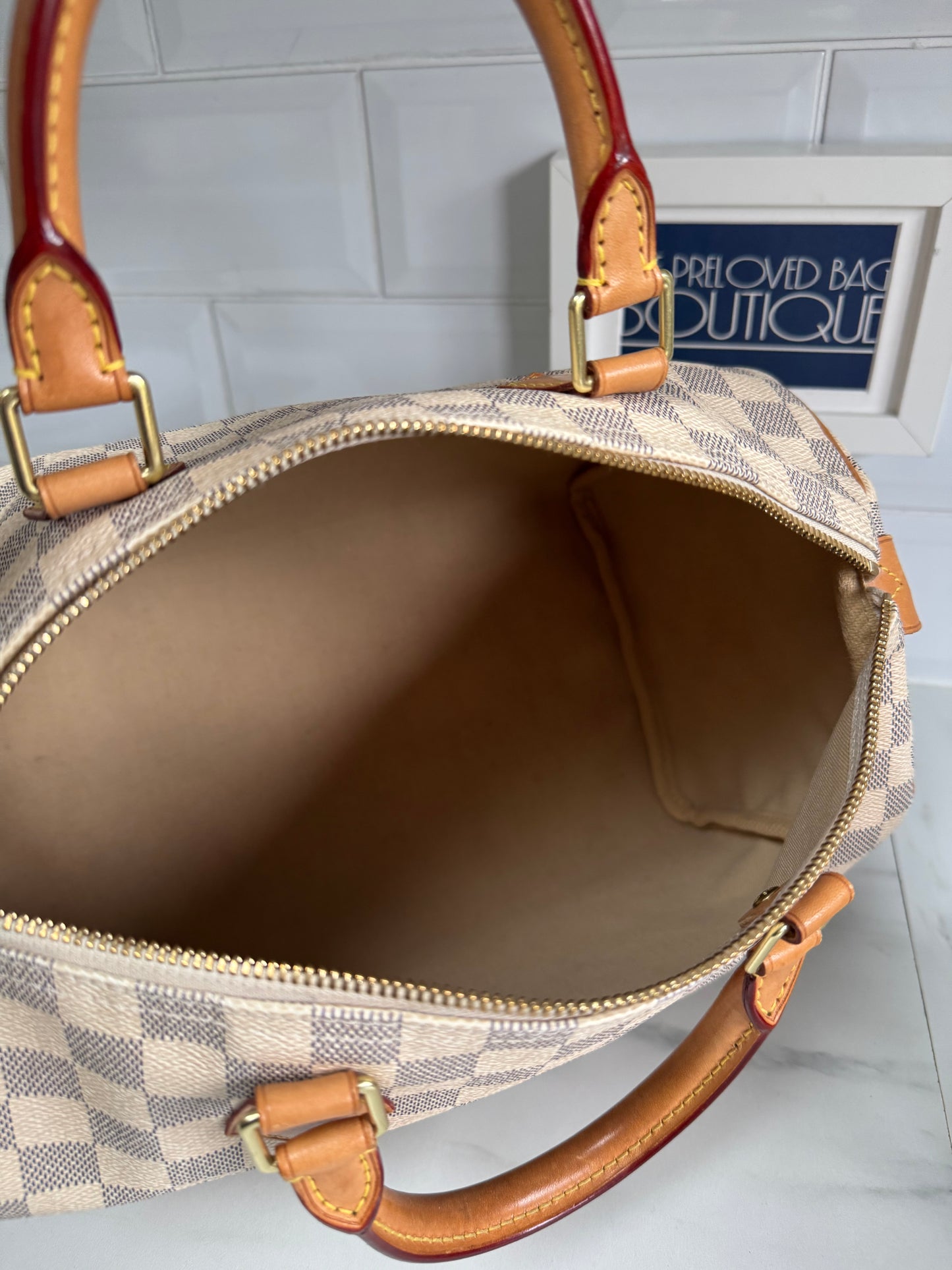 Louis Vuitton Speedy 30 - Damier Azure