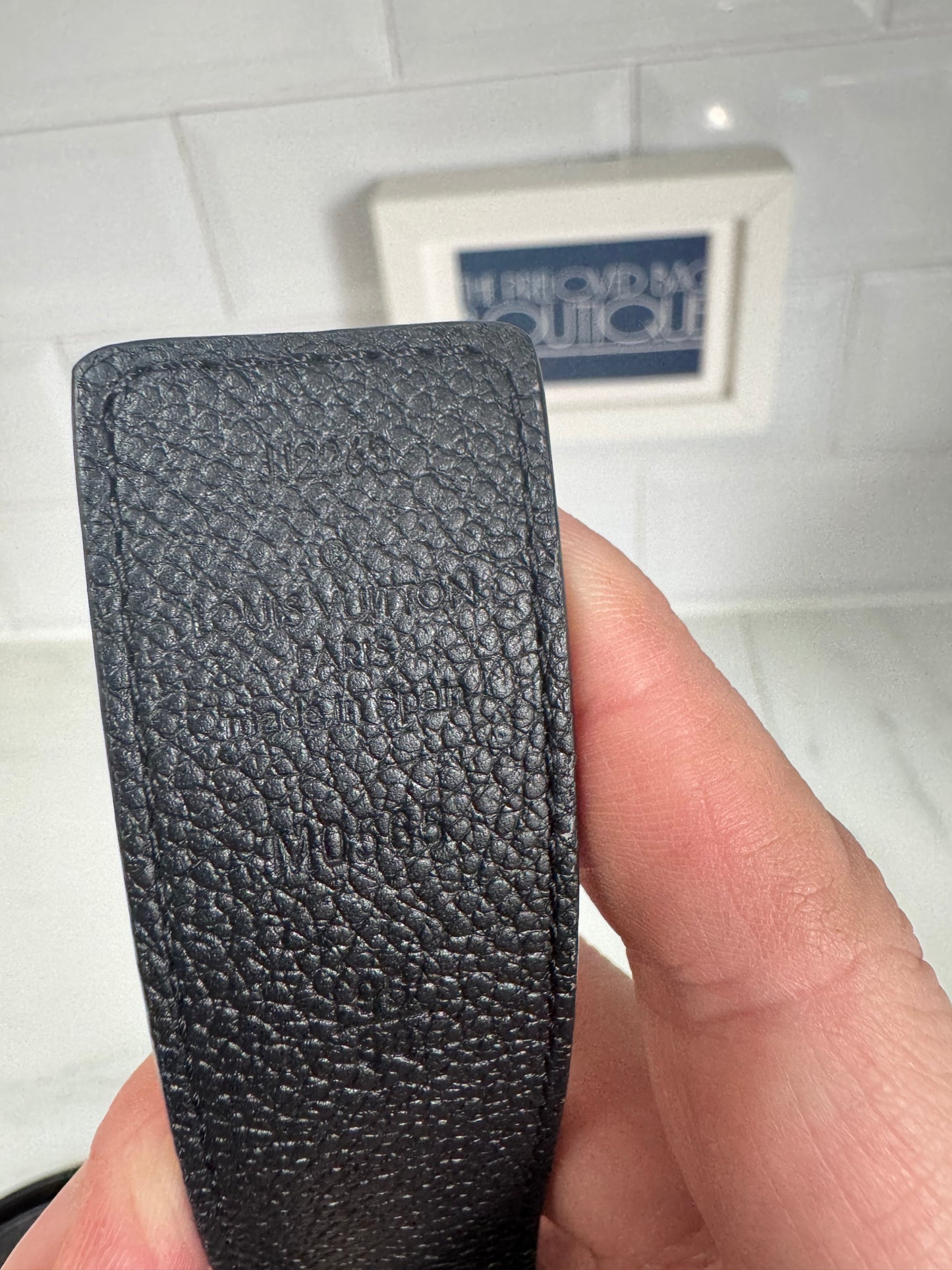 Louis Vuitton Initiales Belt - Black/Brown Monogram