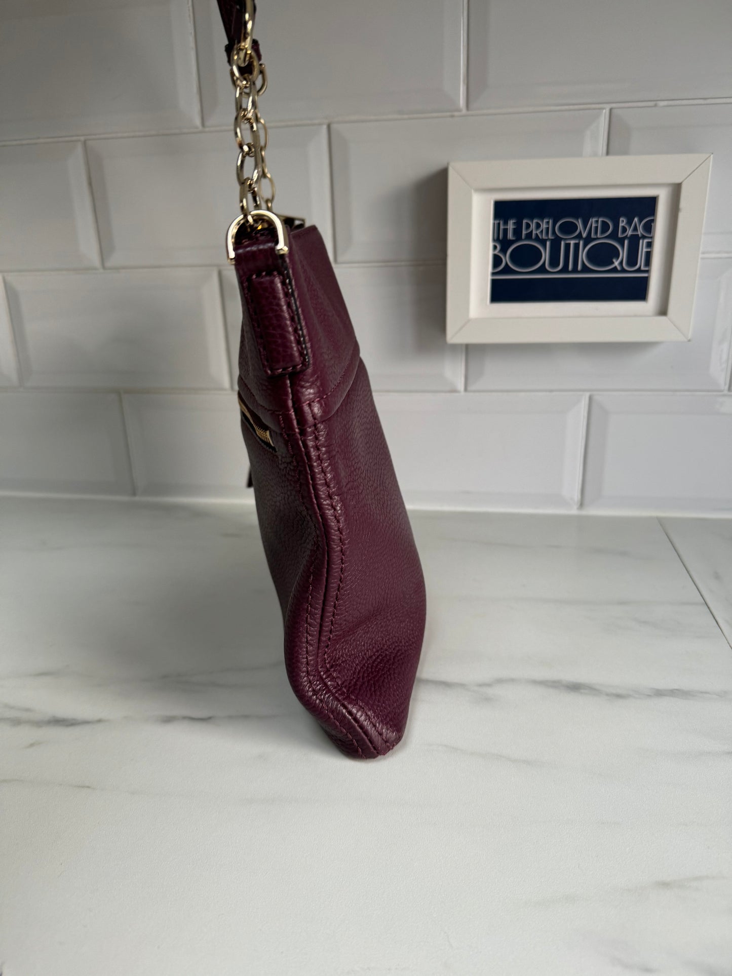 Kate Spade Crossbody Messenger Bag - Burgundy