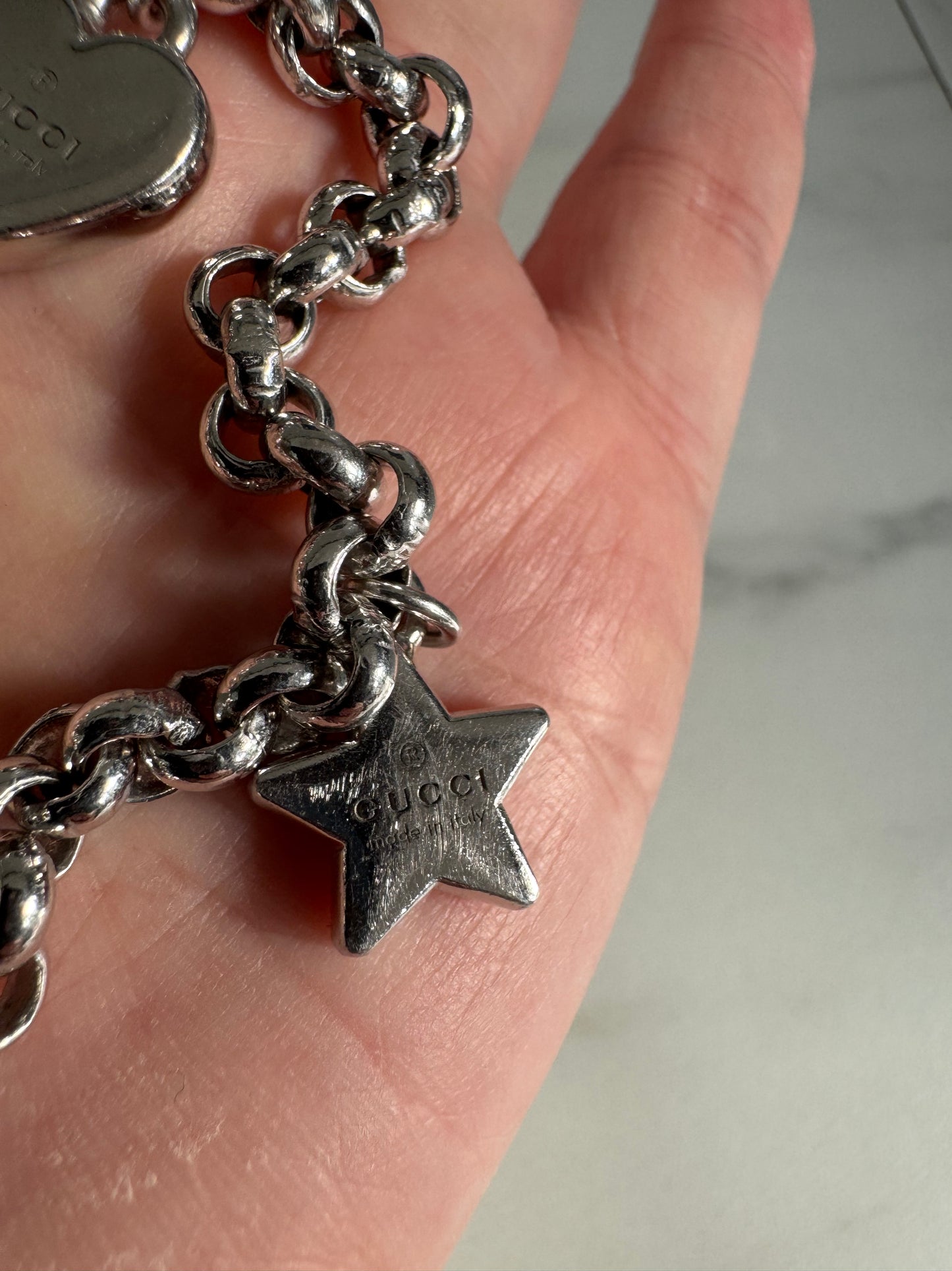 Gucci Charm Bracelet - Silver
