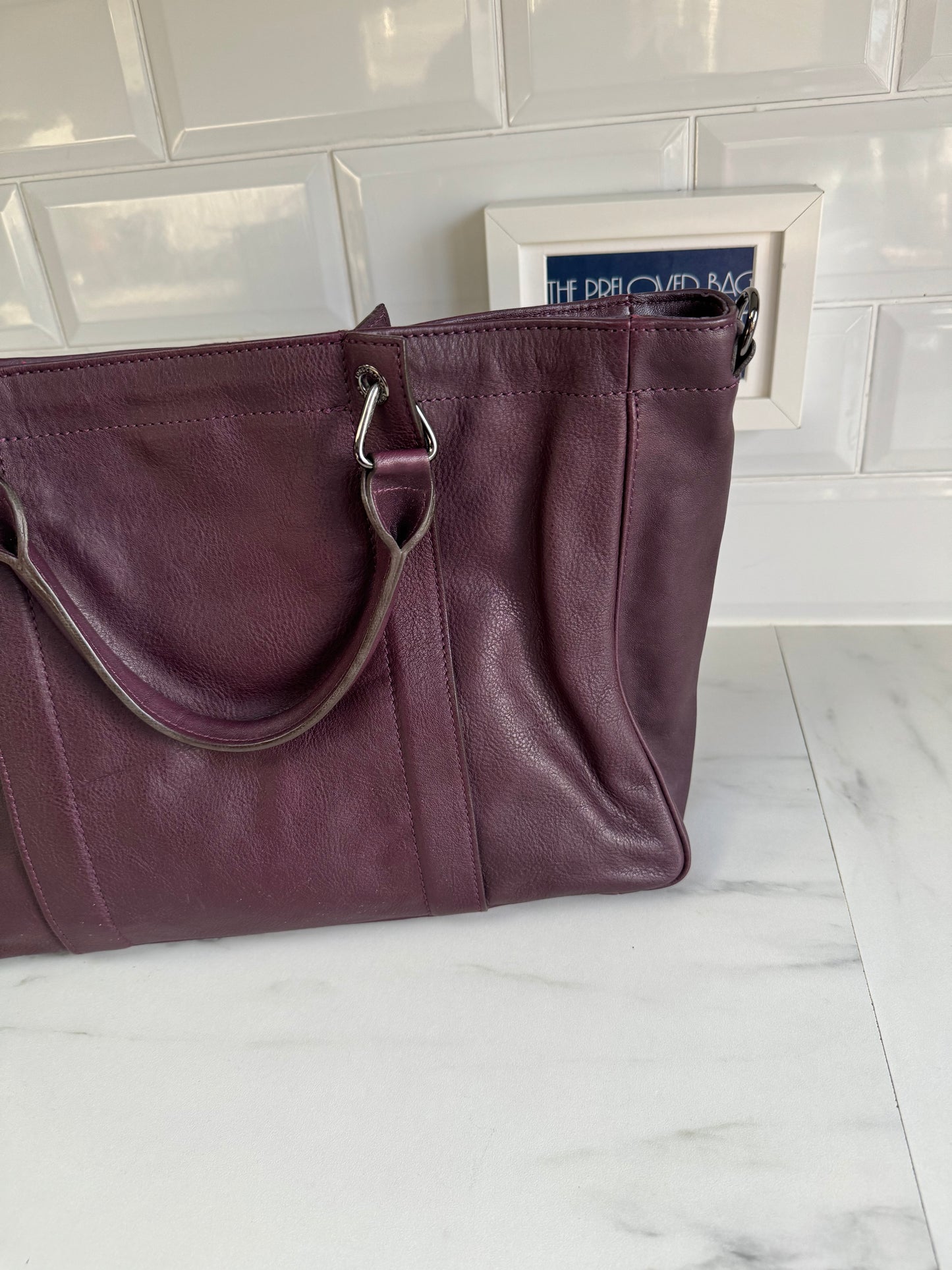 Longchamp 3D Tote - Burgundy