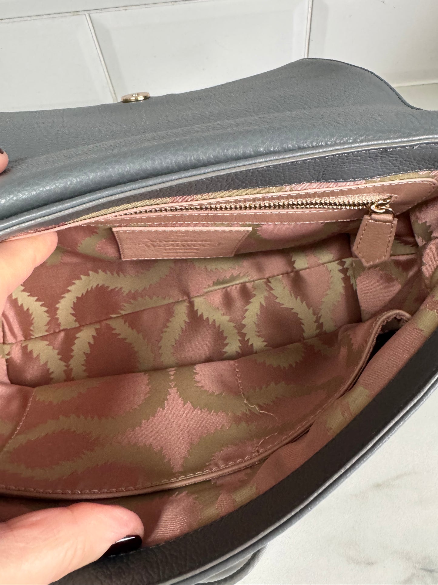 Vivienne Westwood “Balmoral” Shoulder Bag - Grey