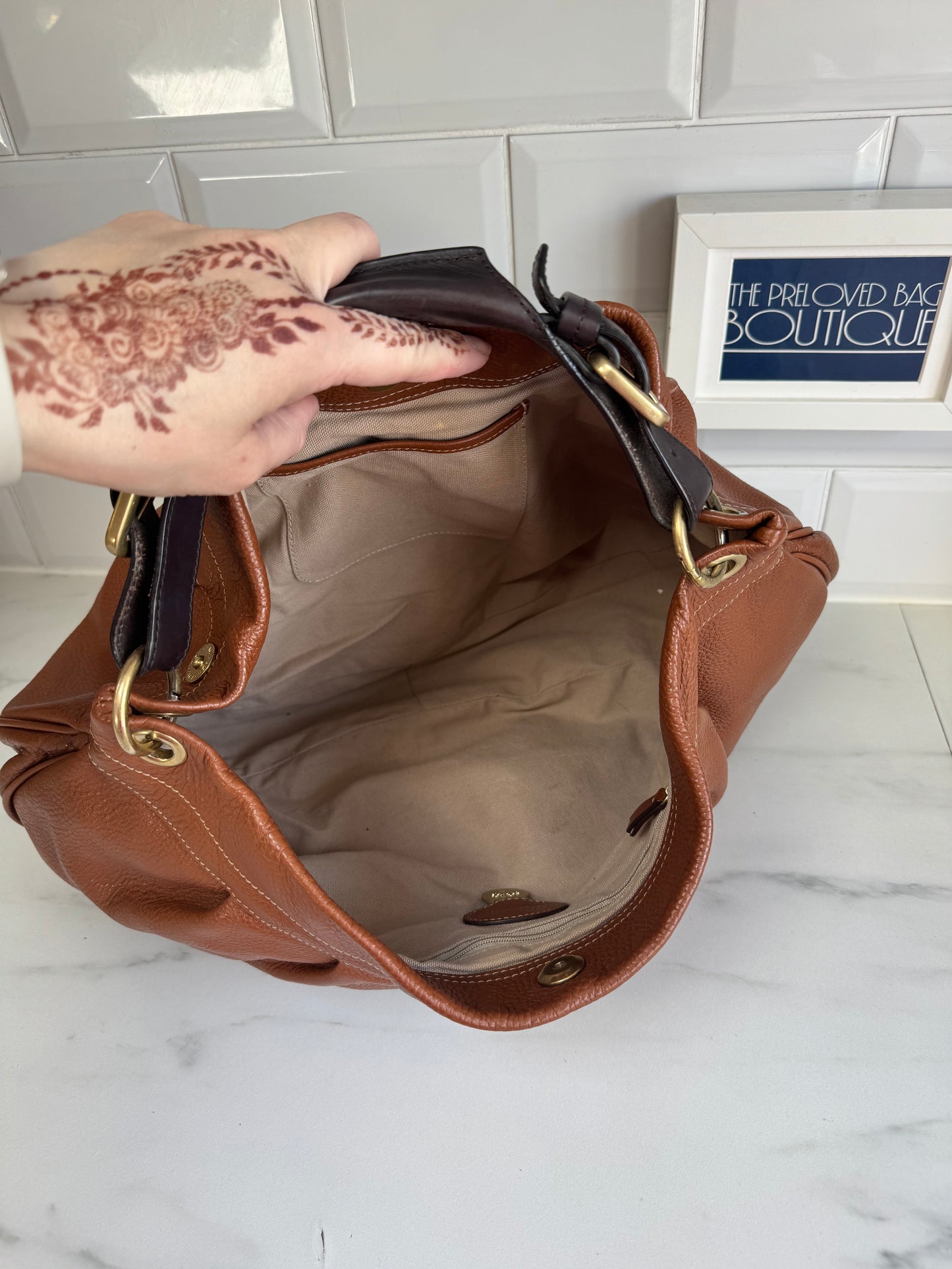 Mulberry Mitzy East West Hobo - Oak