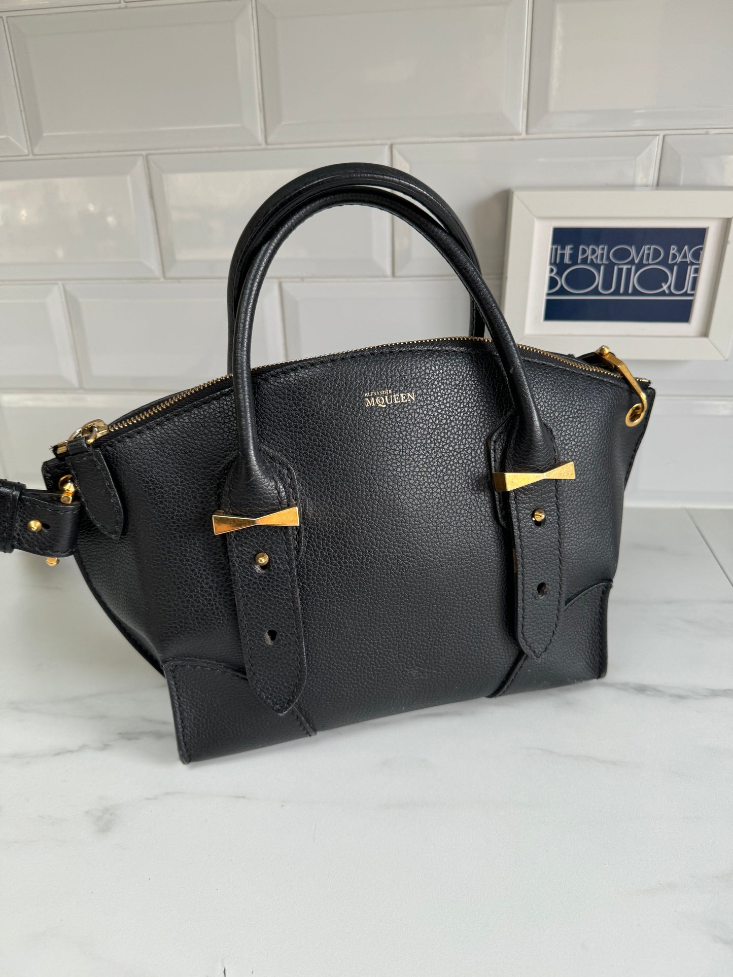 Alexander McQueen Small Legend Bag - Black