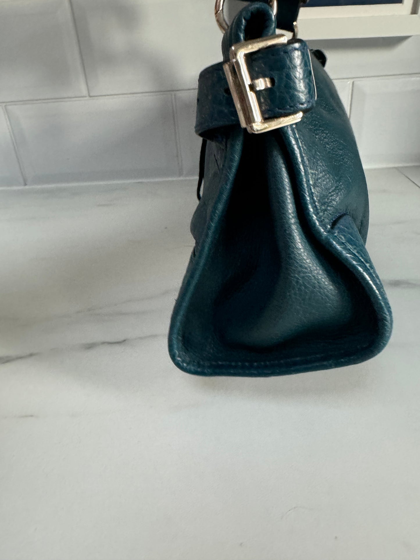 Mulberry Small Taylor - Petrol Blue