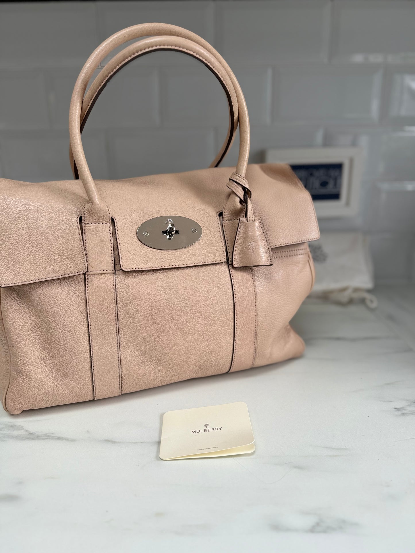 Mulberry Bayswater - putty/neutral/nude