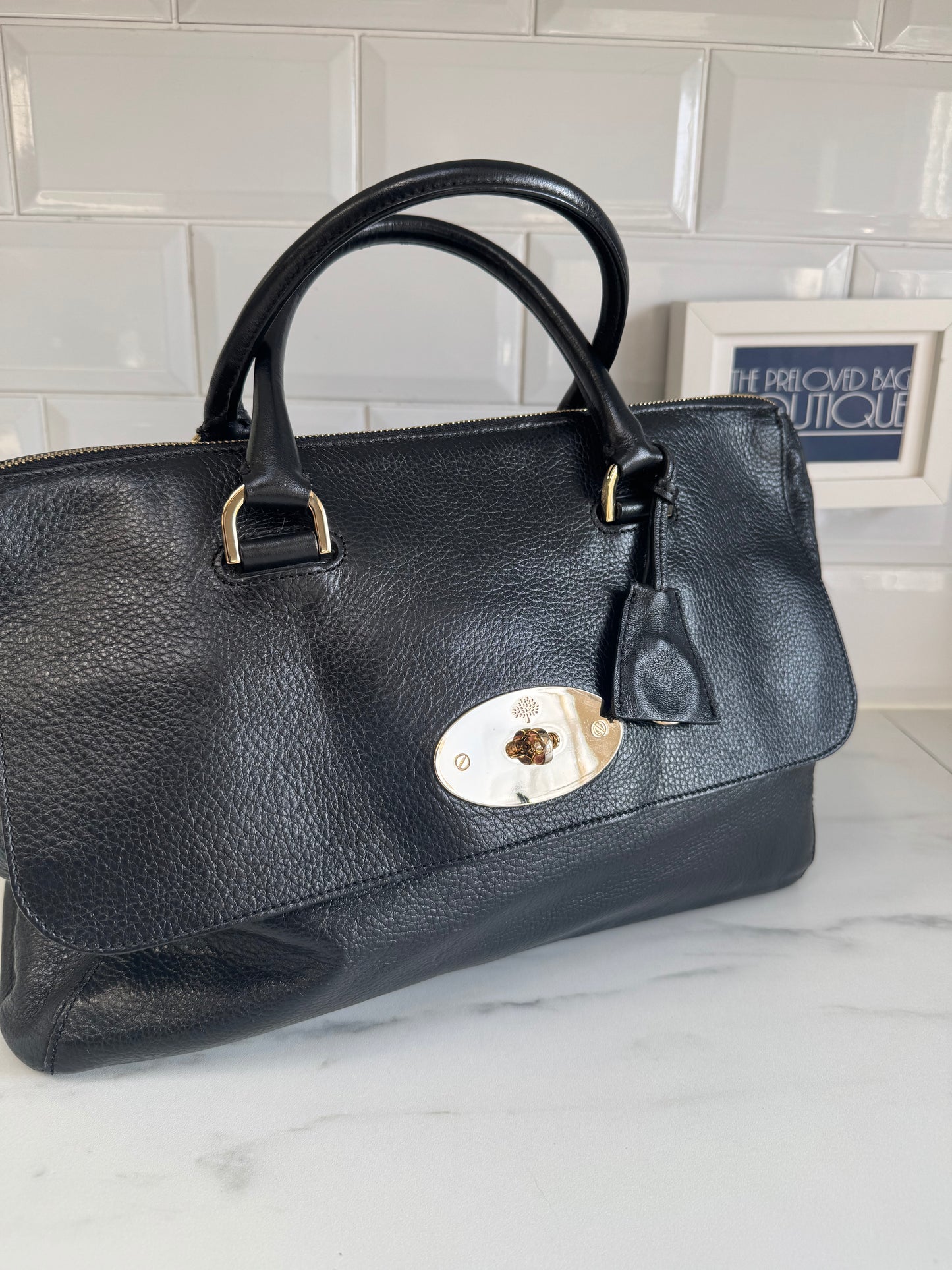 Mulberry Large Del Rey - Black