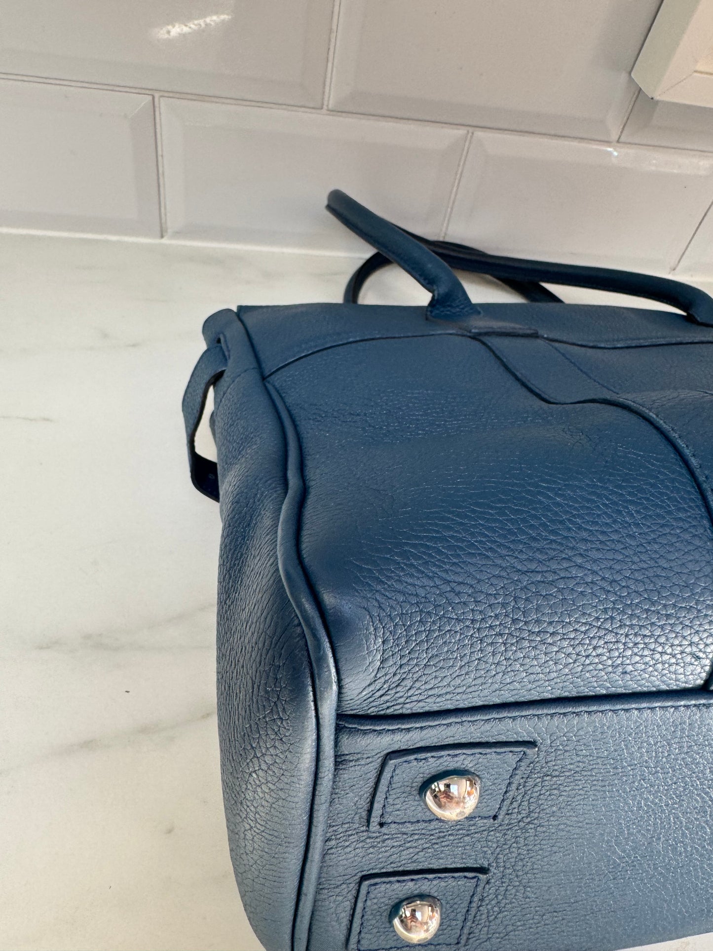 Mulberry Heritage Bayswater & Liner - Dark Blue