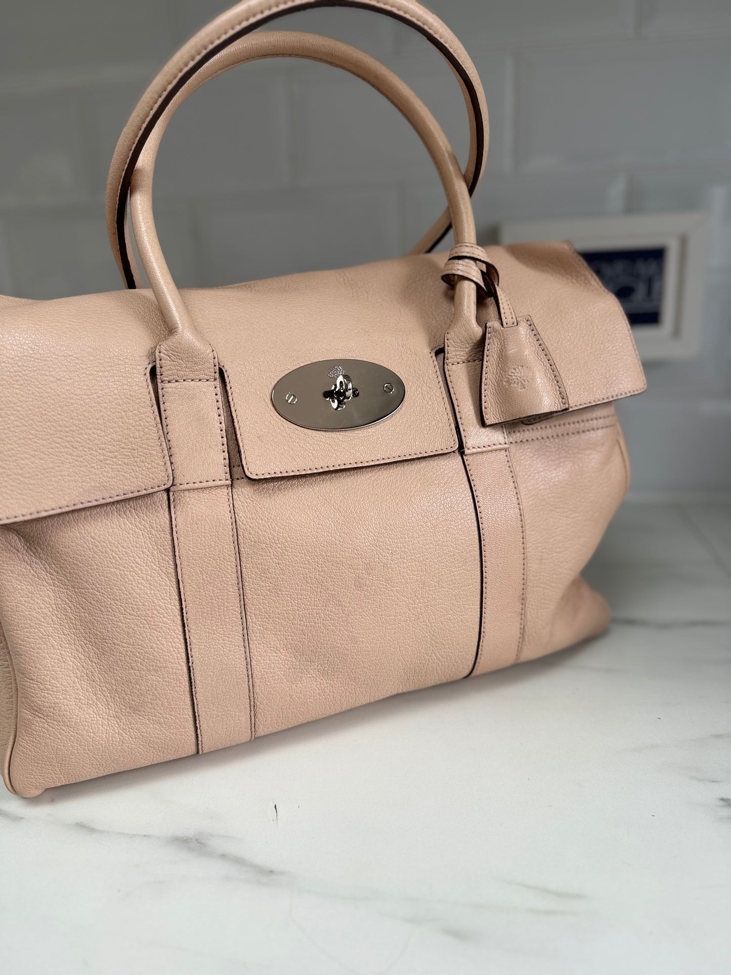 Mulberry Bayswater - putty/neutral/nude