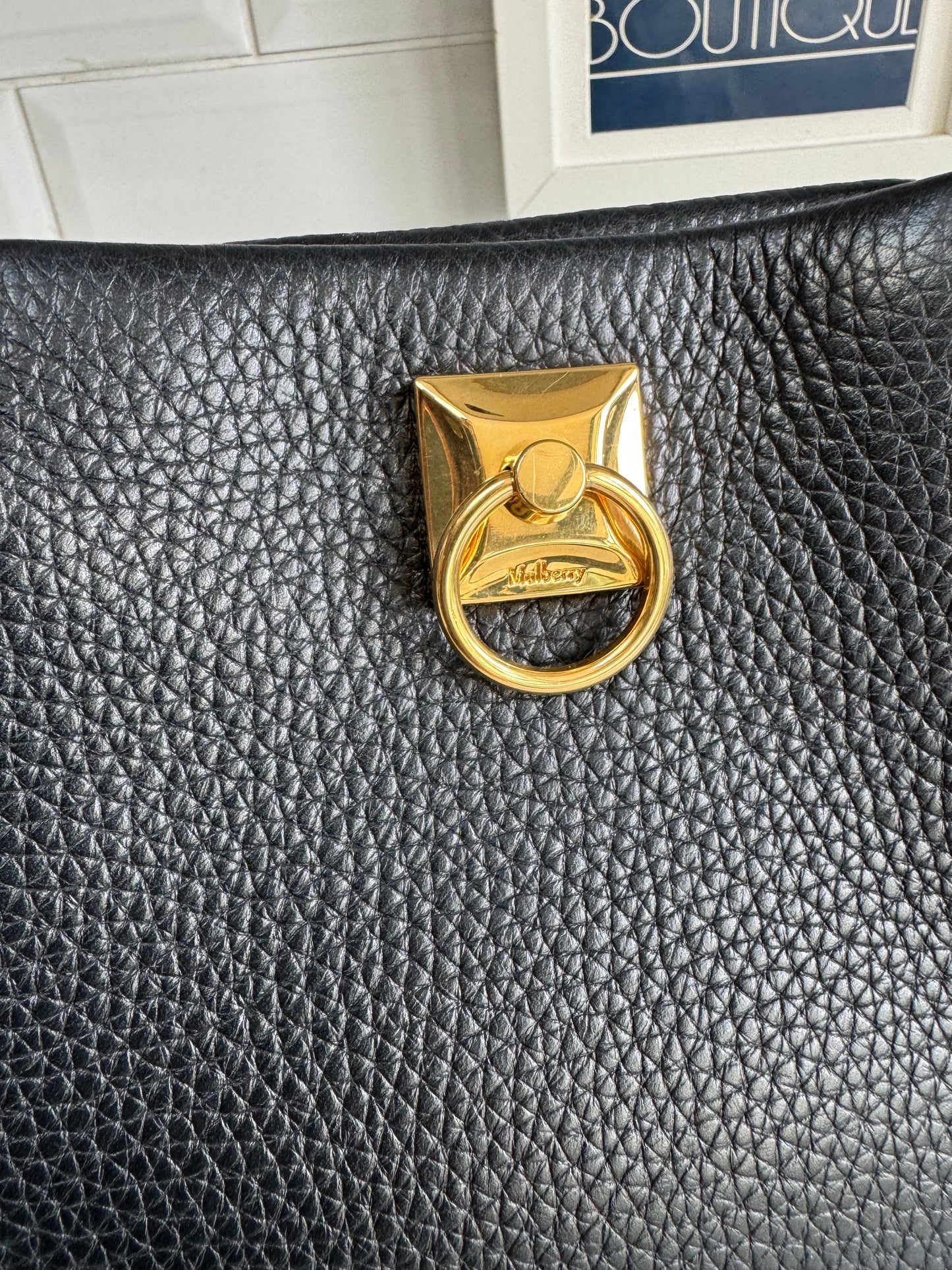 Mulberry Mini Iris Hobo - Black