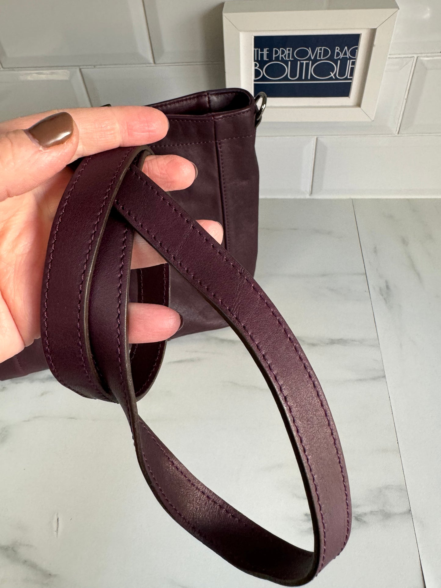 Longchamp 3D Tote - Burgundy