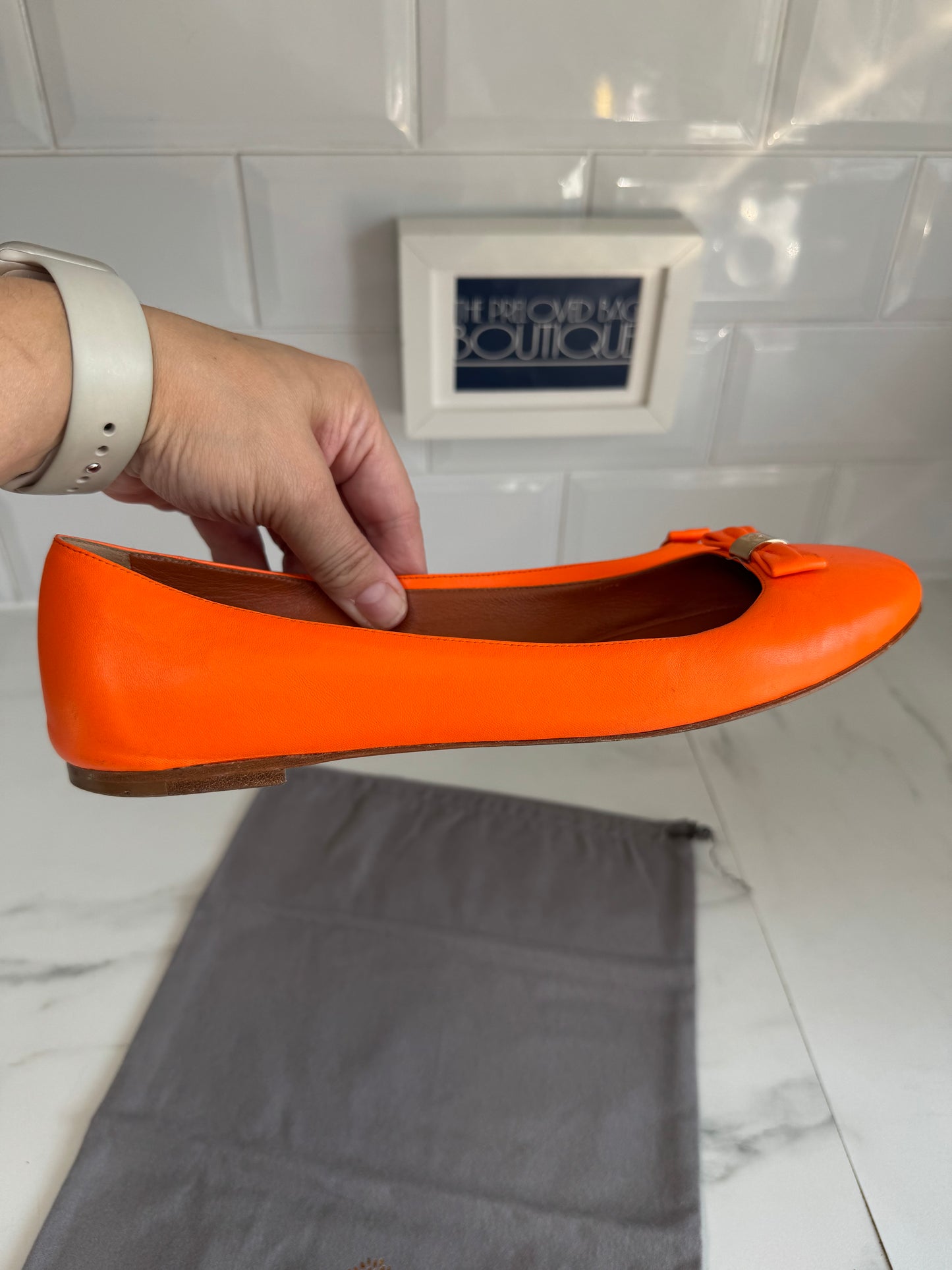 Mulberry Ballet Flats - Mandarin