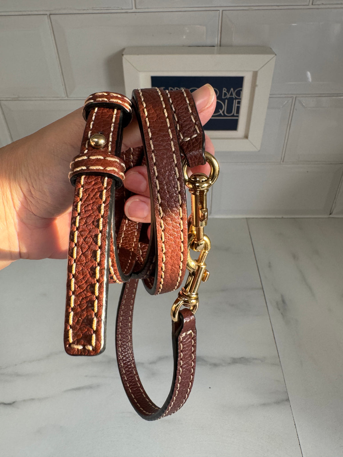 Marc Jacobs Mini Grind tote - Tan and White